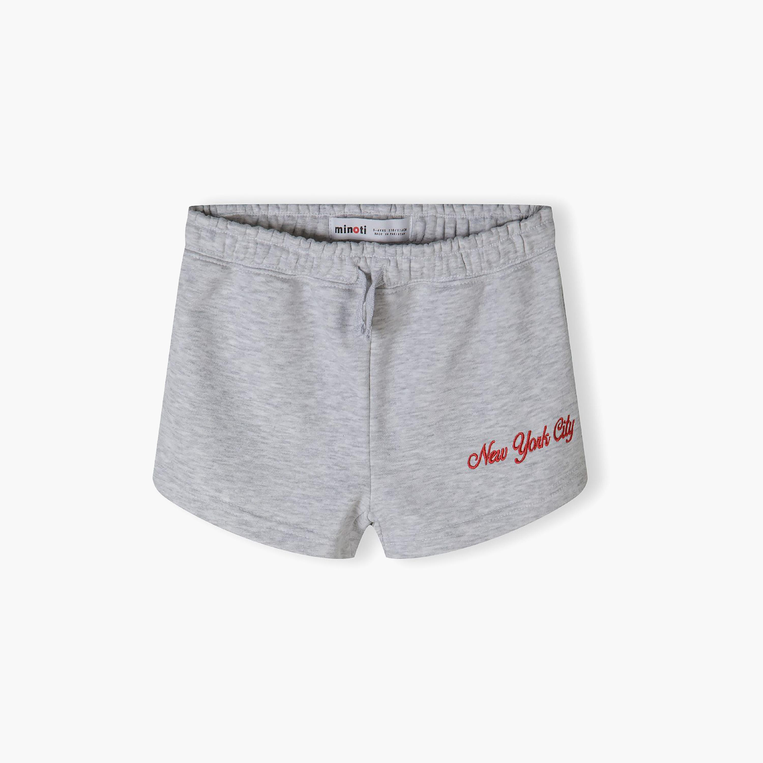 Minoti Crew Neck Sweatshirt & Shorts Set-girls-clothing-setsandcoords-image-6