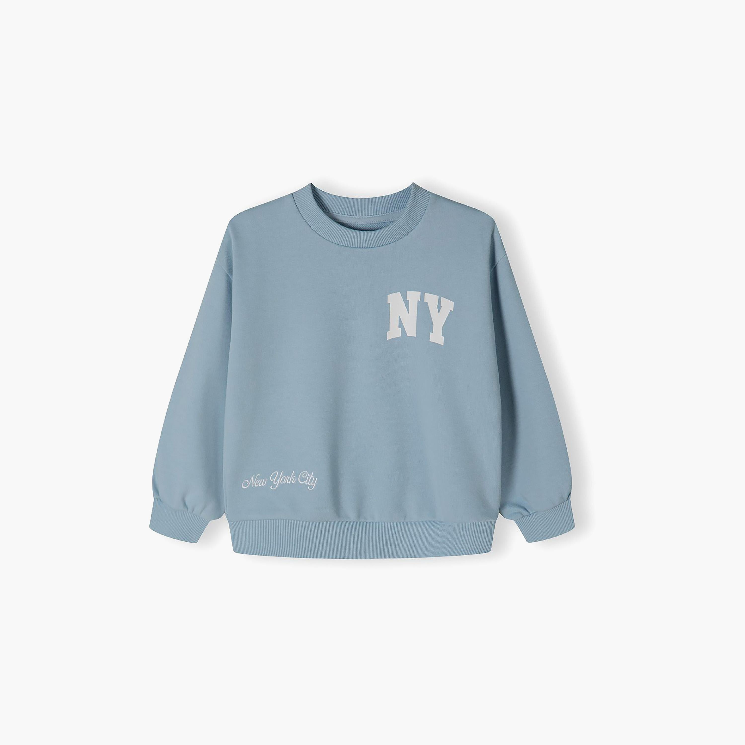 Minoti Crew Neck Sweatshirt & Shorts Set-girls-clothing-setsandcoords-image-4