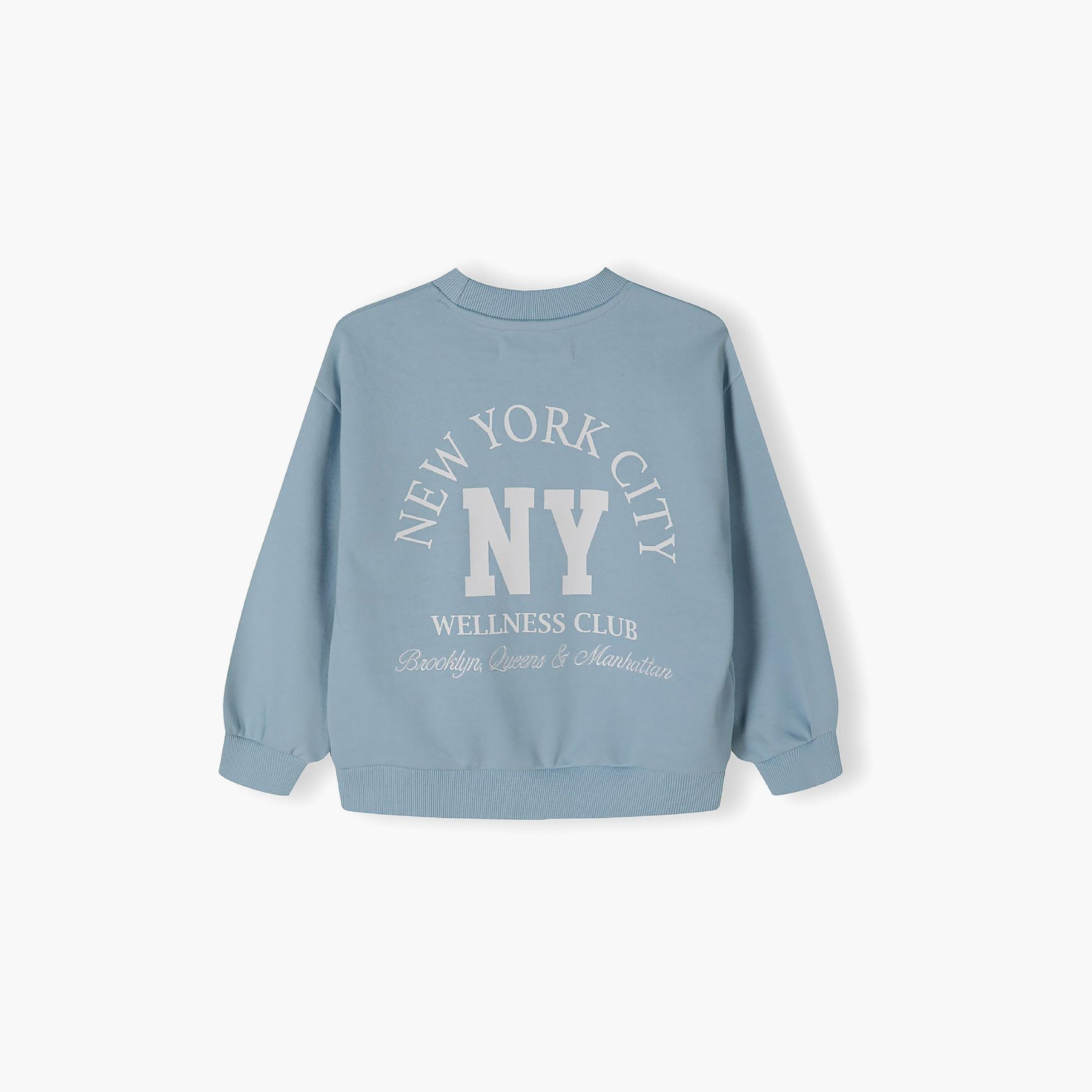 Minoti Crew Neck Sweatshirt & Shorts Set-girls-clothing-setsandcoords-image-5