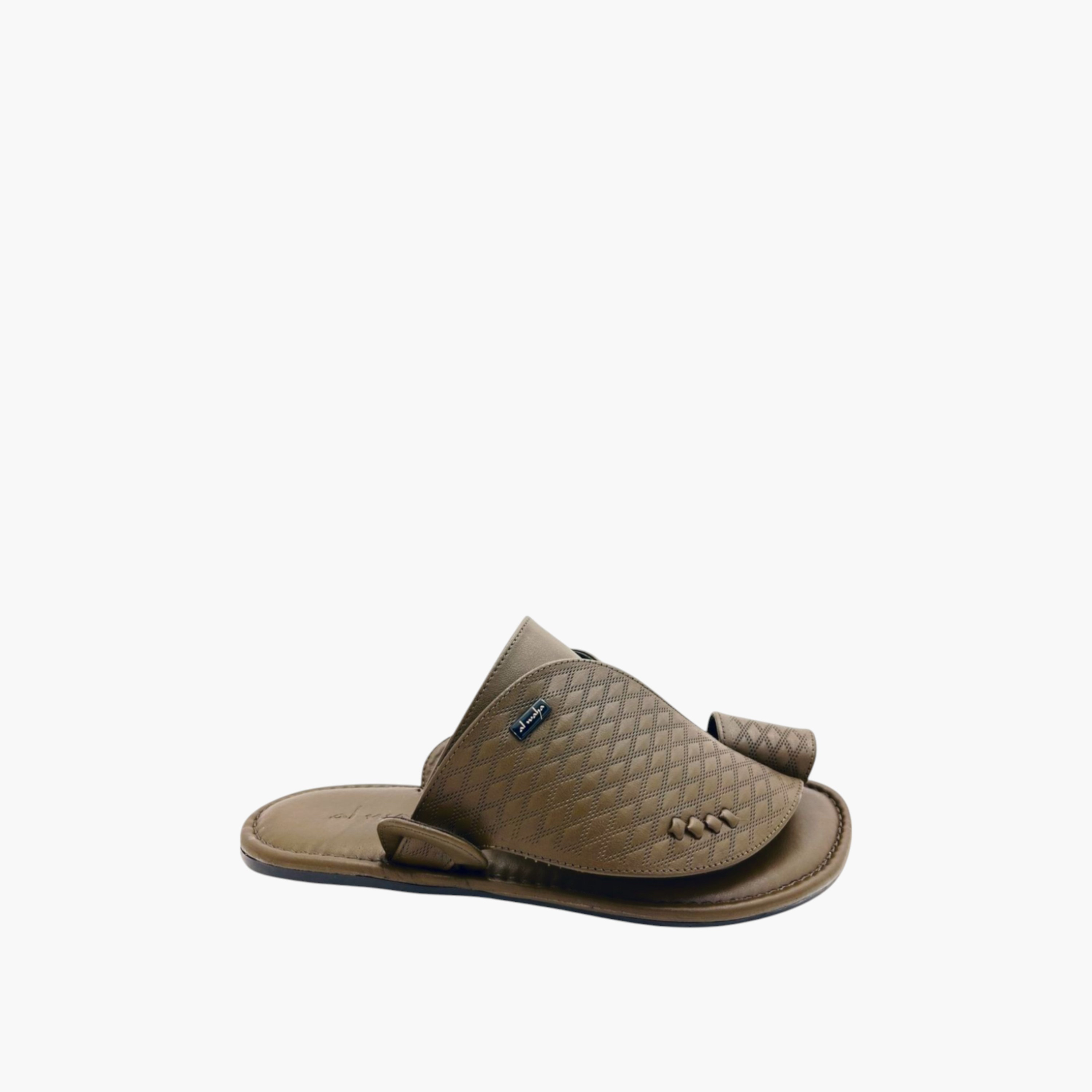 Al Waha Panelled Slip-On Arabic Sandals-men-shoes-sandals-image-1