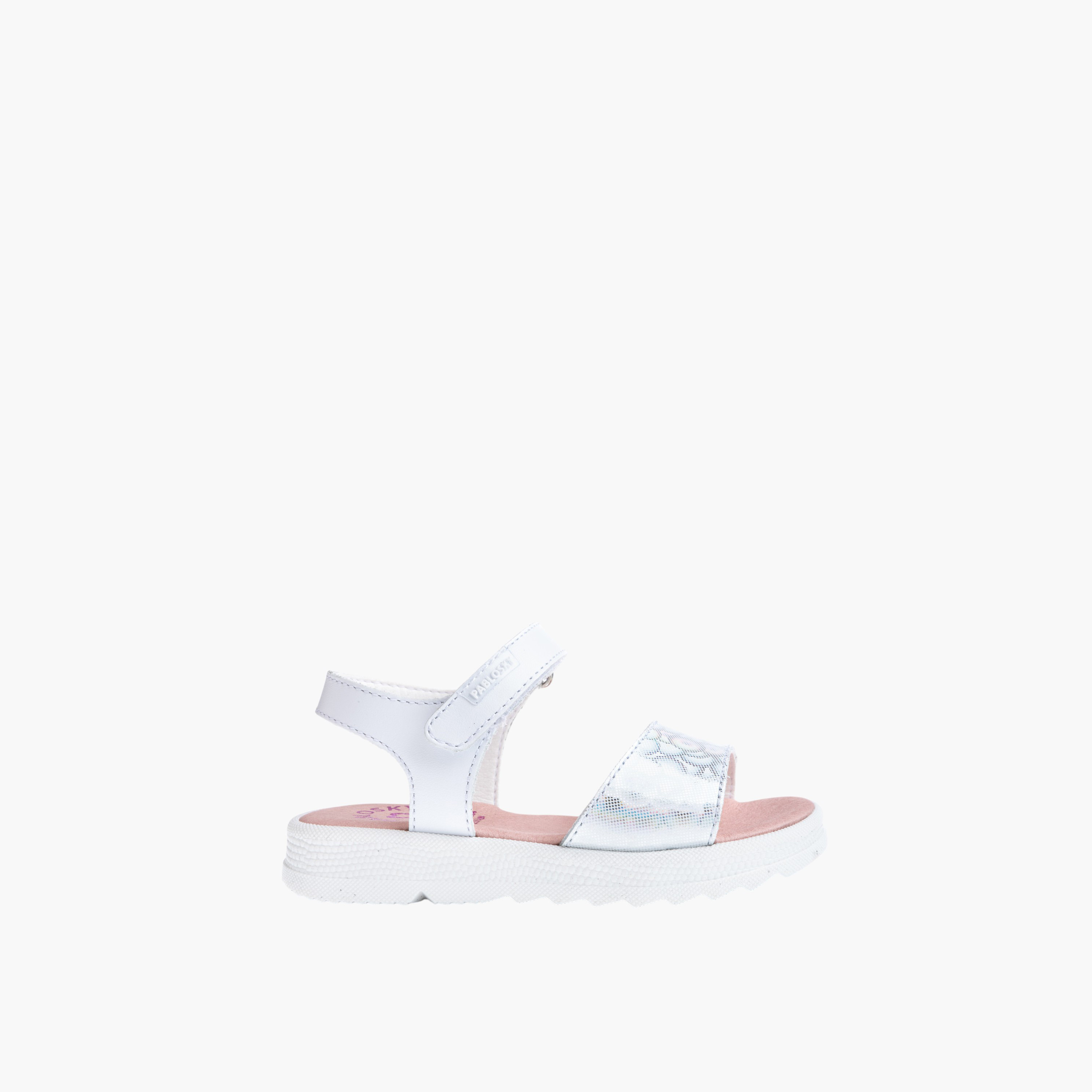 Pablosky Girls' Strap Sandals with Hook and Loop Closure-girls-shoes-sandals-image-2
