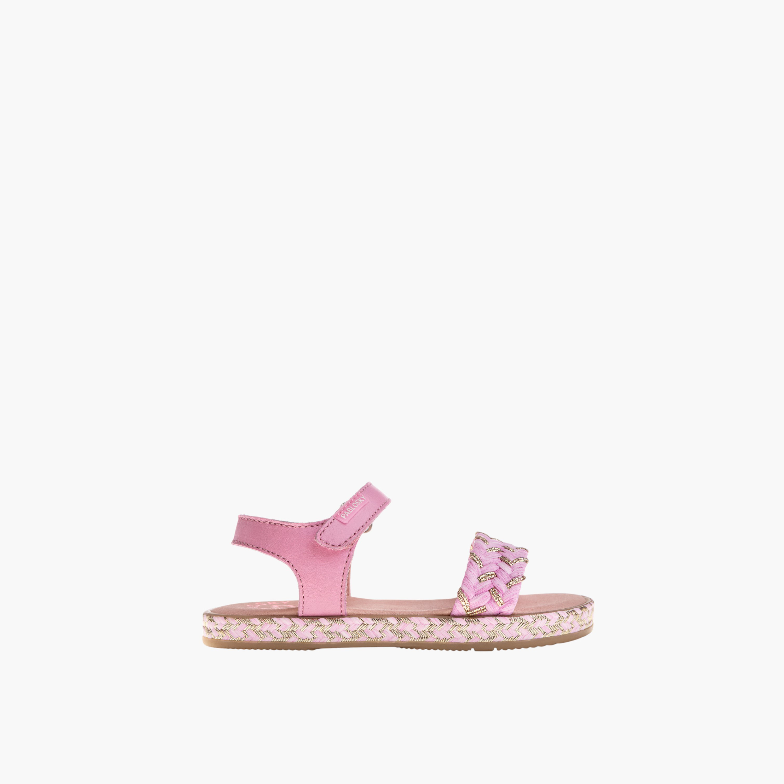 صندل بحزام وشريط إغلاق لاصق للبنات من بابلوسكي-girls-shoes-sandals-image-2