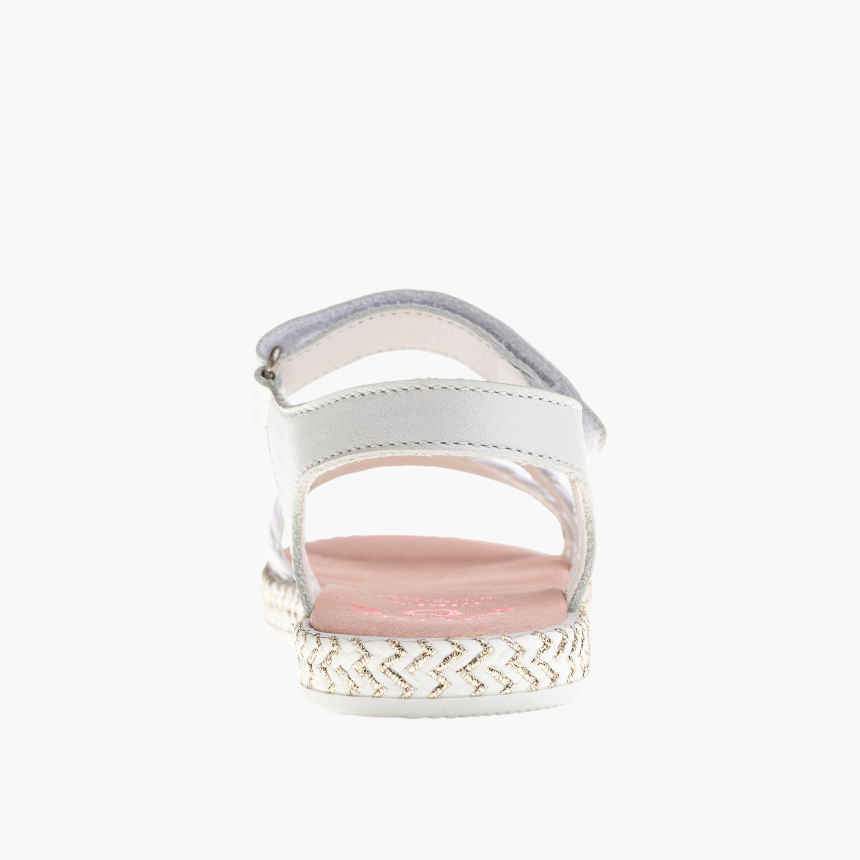 Pablosky Girls' Strap Sandals with Hook and Loop Closure-girls-shoes-sandals-image-3