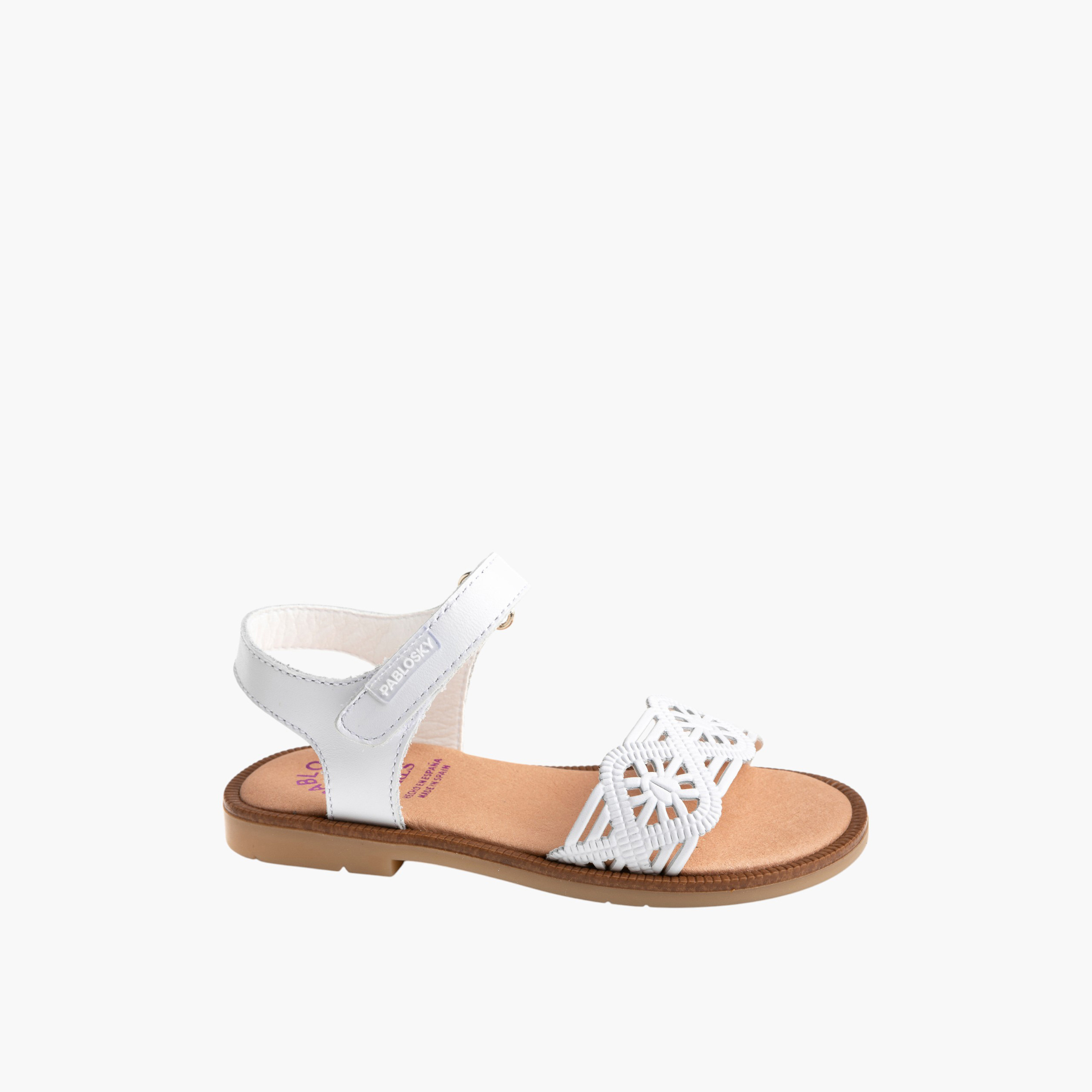 صندل بحزام وشريط إغلاق لاصق للبنات من بابلوسكي-girls-shoes-sandals-image-1