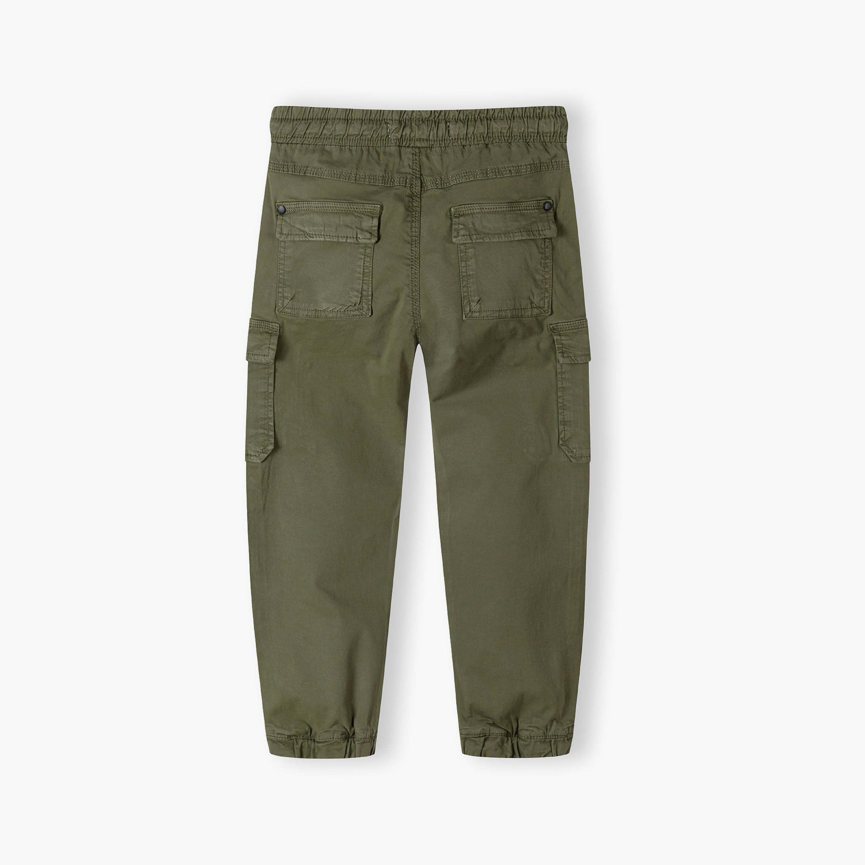 Minoti Printed Elasticated Drawstring Waist Cotton Blend Cargo Pants-boys-clothing-bottoms-trousers-image-3