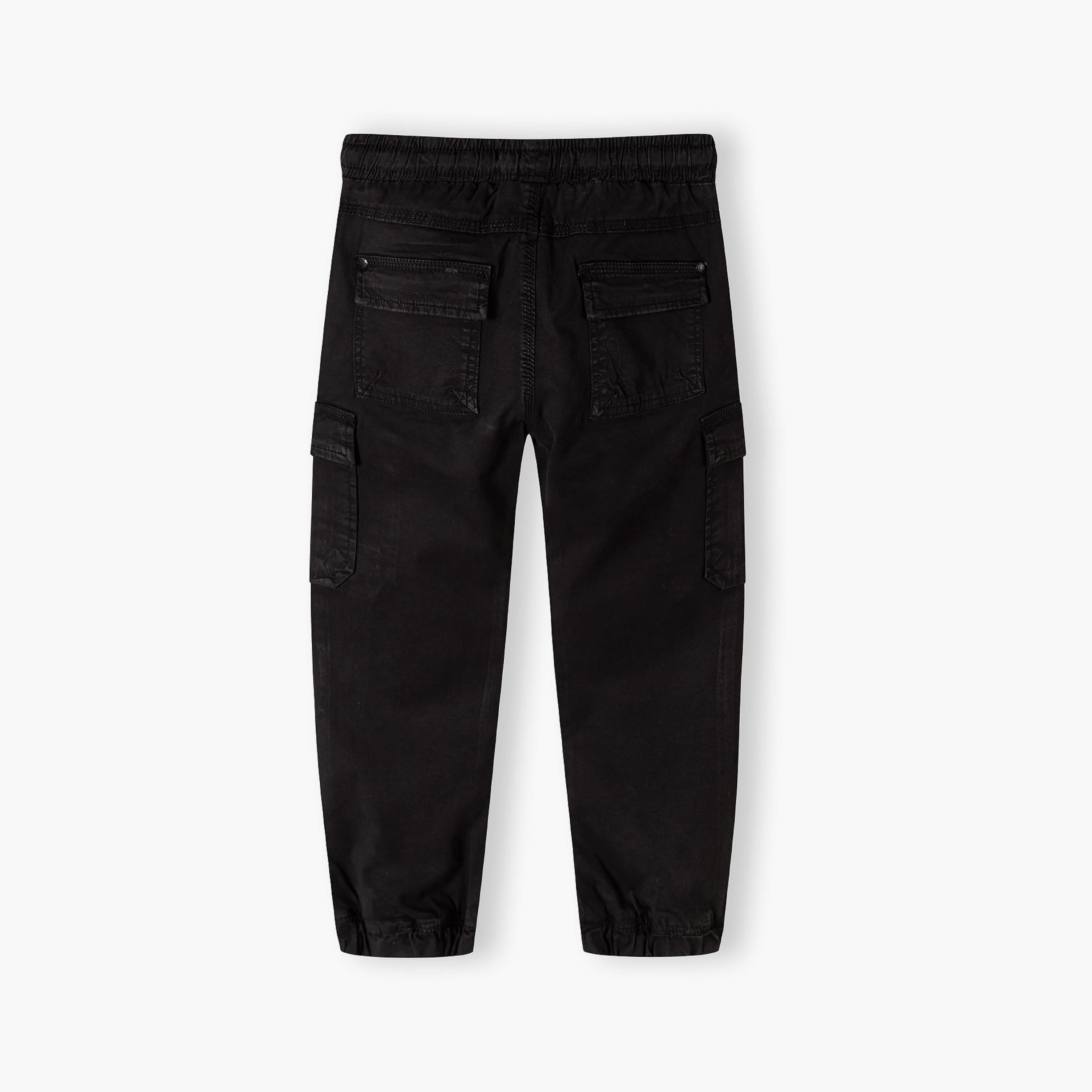 Minoti Printed Elasticated Drawstring Waist Cotton Blend Cargo Pants-boys-clothing-bottoms-trousers-image-3