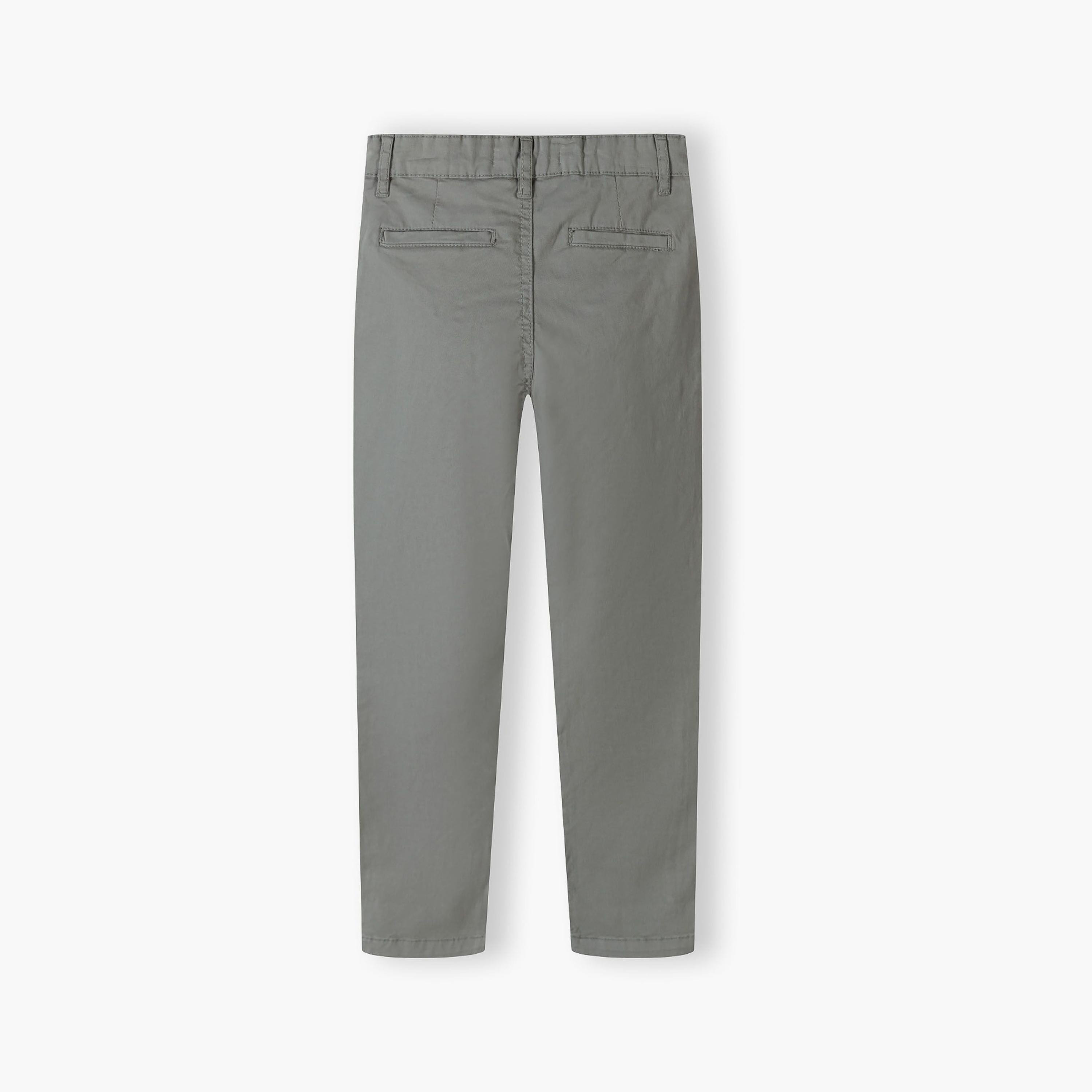 Minoti Solid Button Waist Cotton Blend Chinos Pants-boys-clothing-schoolwear-bottoms-pants-image-2