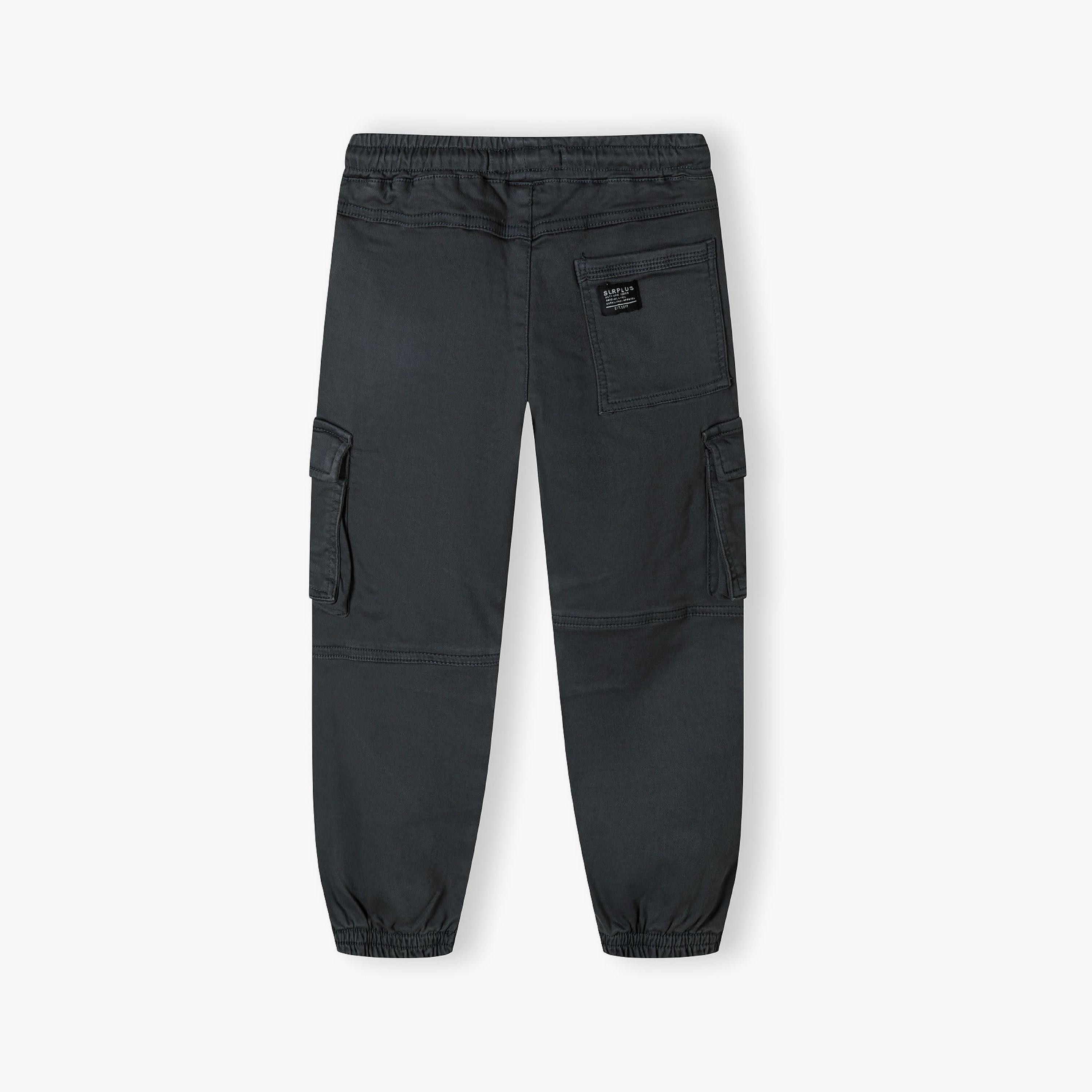 Minoti Printed Elasticated Drawstring Waist Cotton Blend Cargo Pants-boys-clothing-bottoms-trousers-image-3