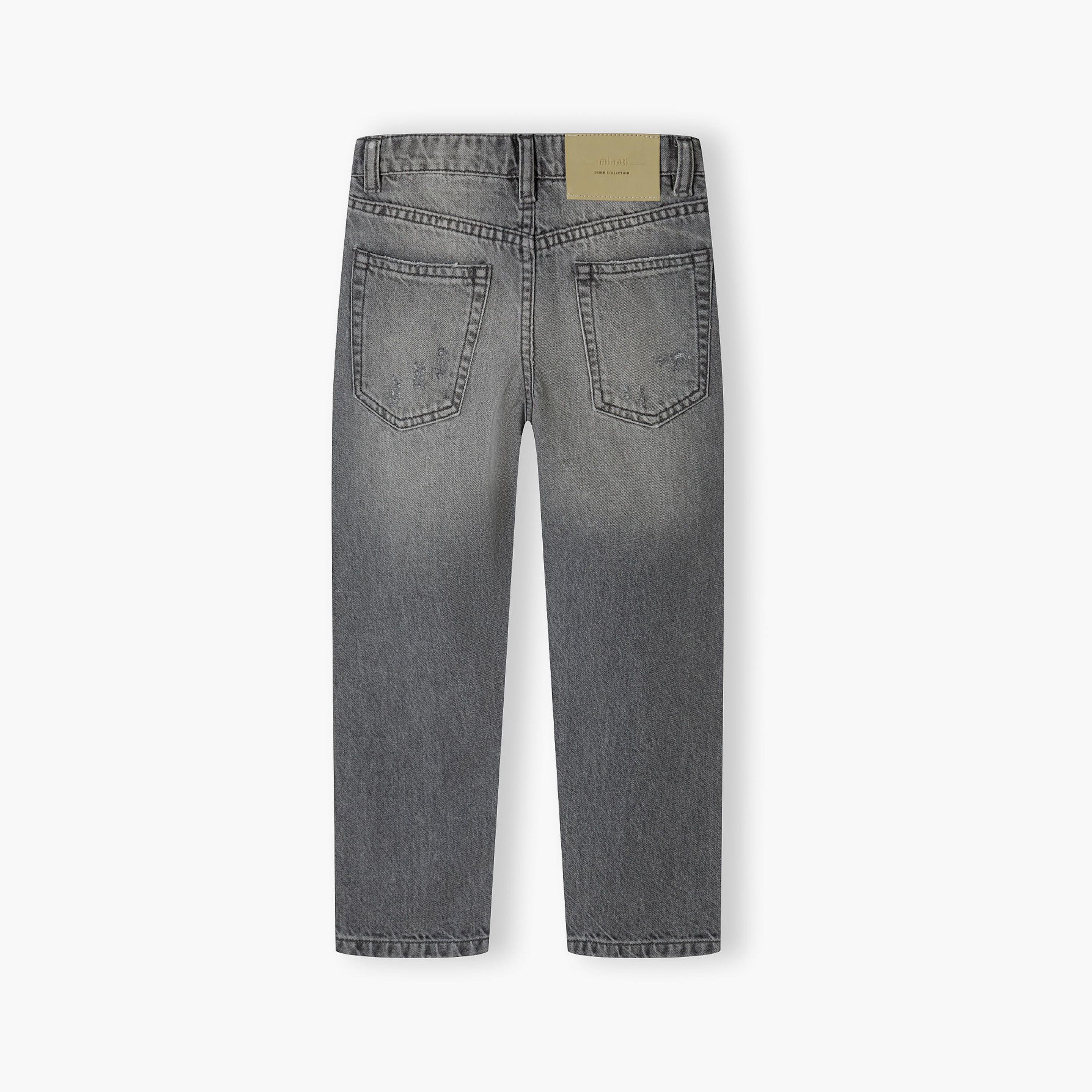 Minoti Printed Button Waist Cotton Jeans-boys-clothing-bottoms-jeans-image-3