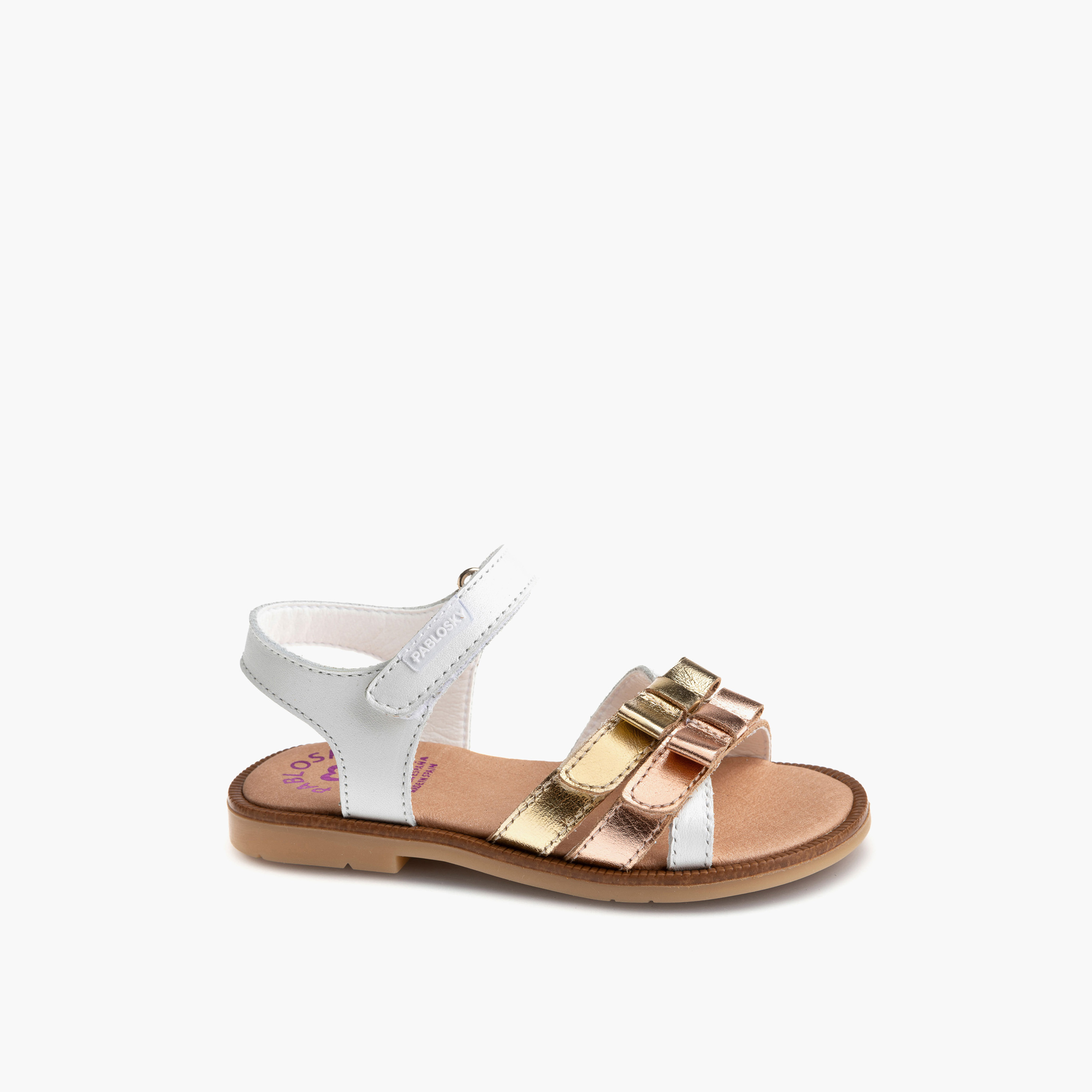 صندل بناتي بشريط إغلاق لاصق من بابلوسكي-girls-shoes-sandals-image-1