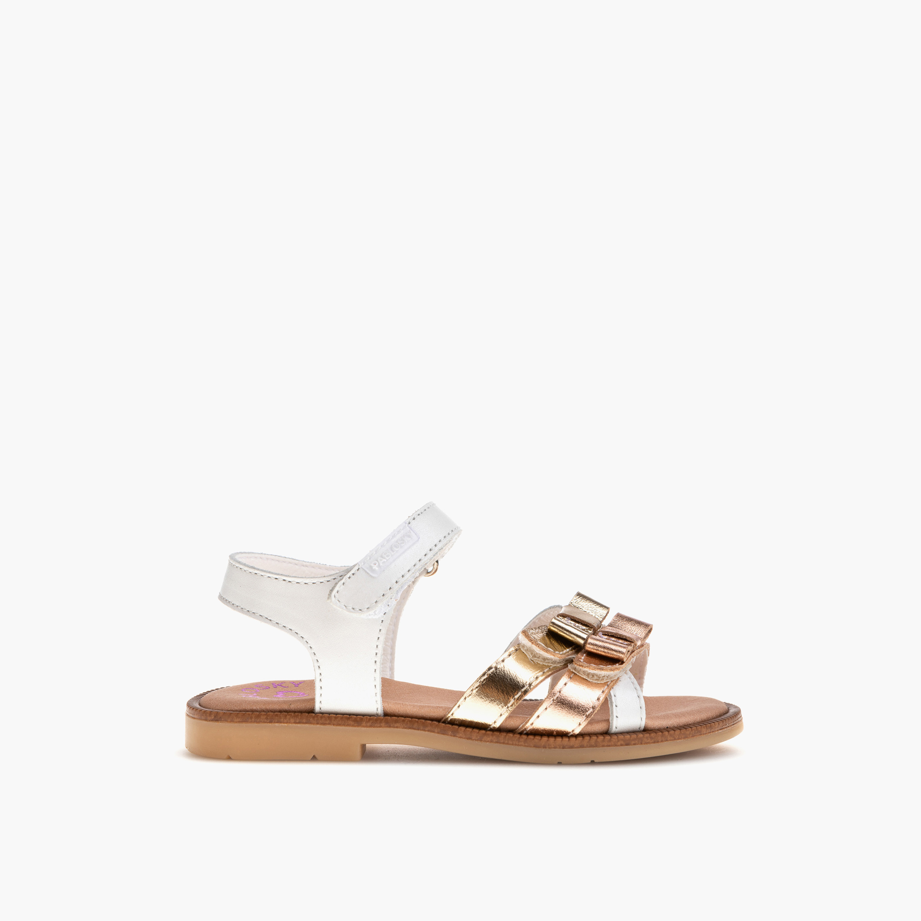 صندل بناتي بشريط إغلاق لاصق من بابلوسكي-girls-shoes-sandals-image-2