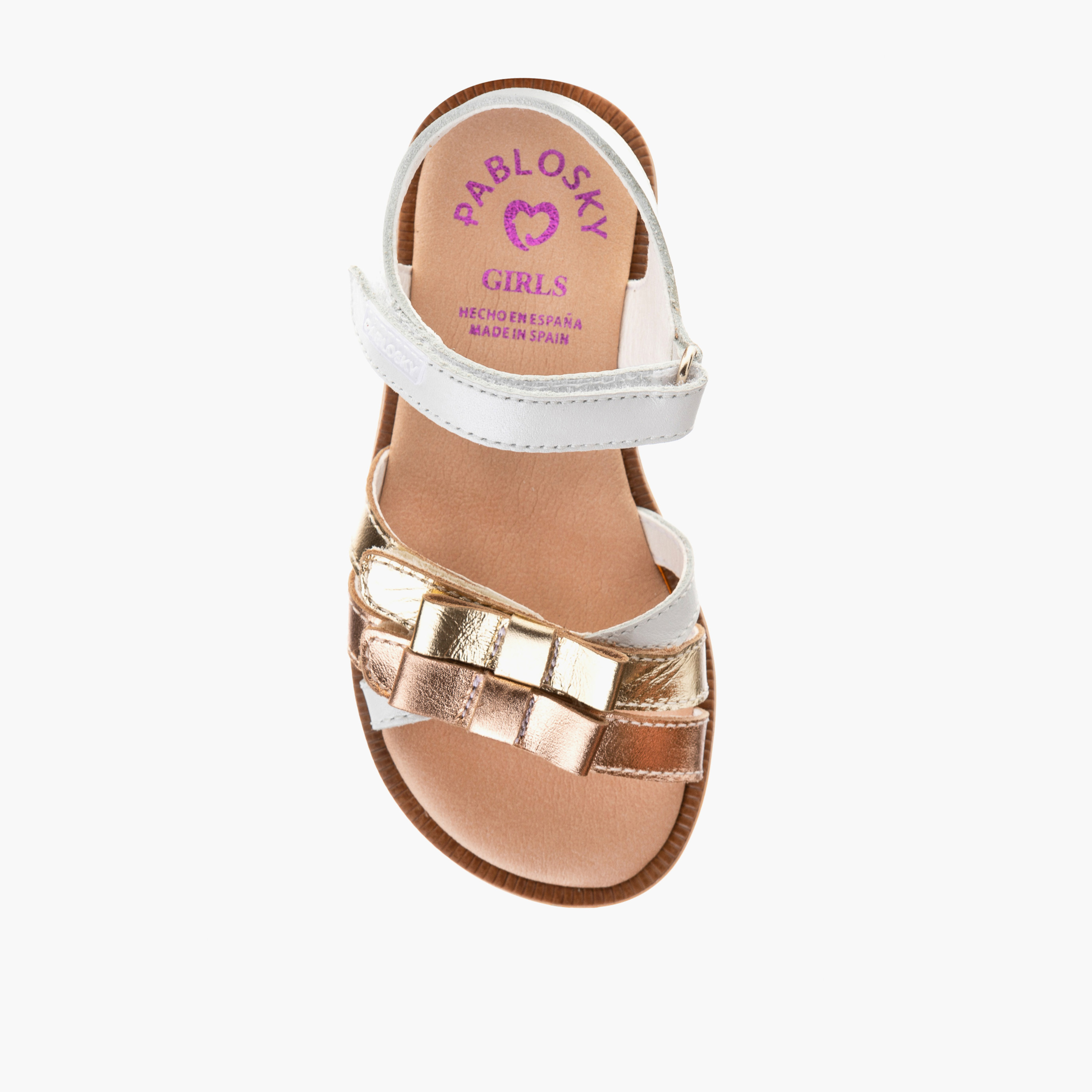 صندل بناتي بشريط إغلاق لاصق من بابلوسكي-girls-shoes-sandals-image-4