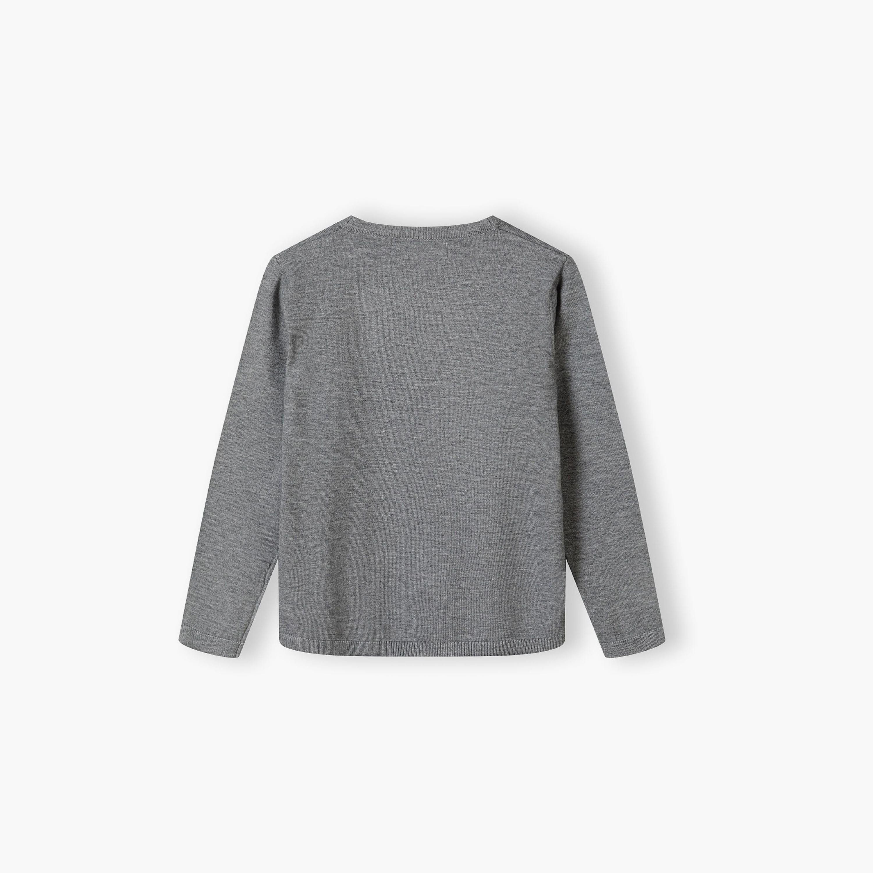 كارديجان بأكمام طويلة من الفيسكوز المنقوش بقبة V من مينوتي-boys-clothing-jumpersandcardigans-image-3
