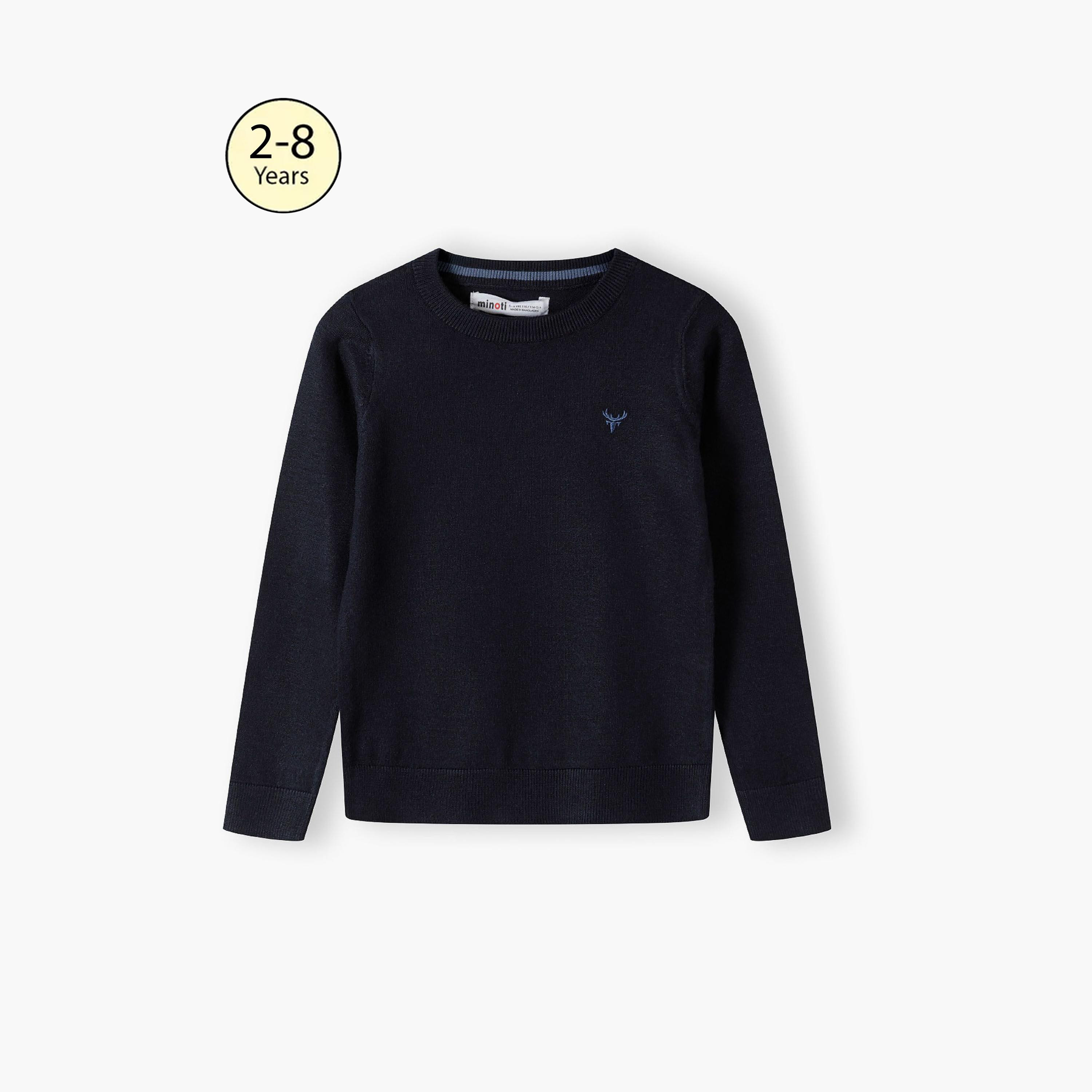 سترة بأكمام طويلة من الفيسكوز المنقوش من مينوتي-boys-clothing-jumpersandcardigans-image-1