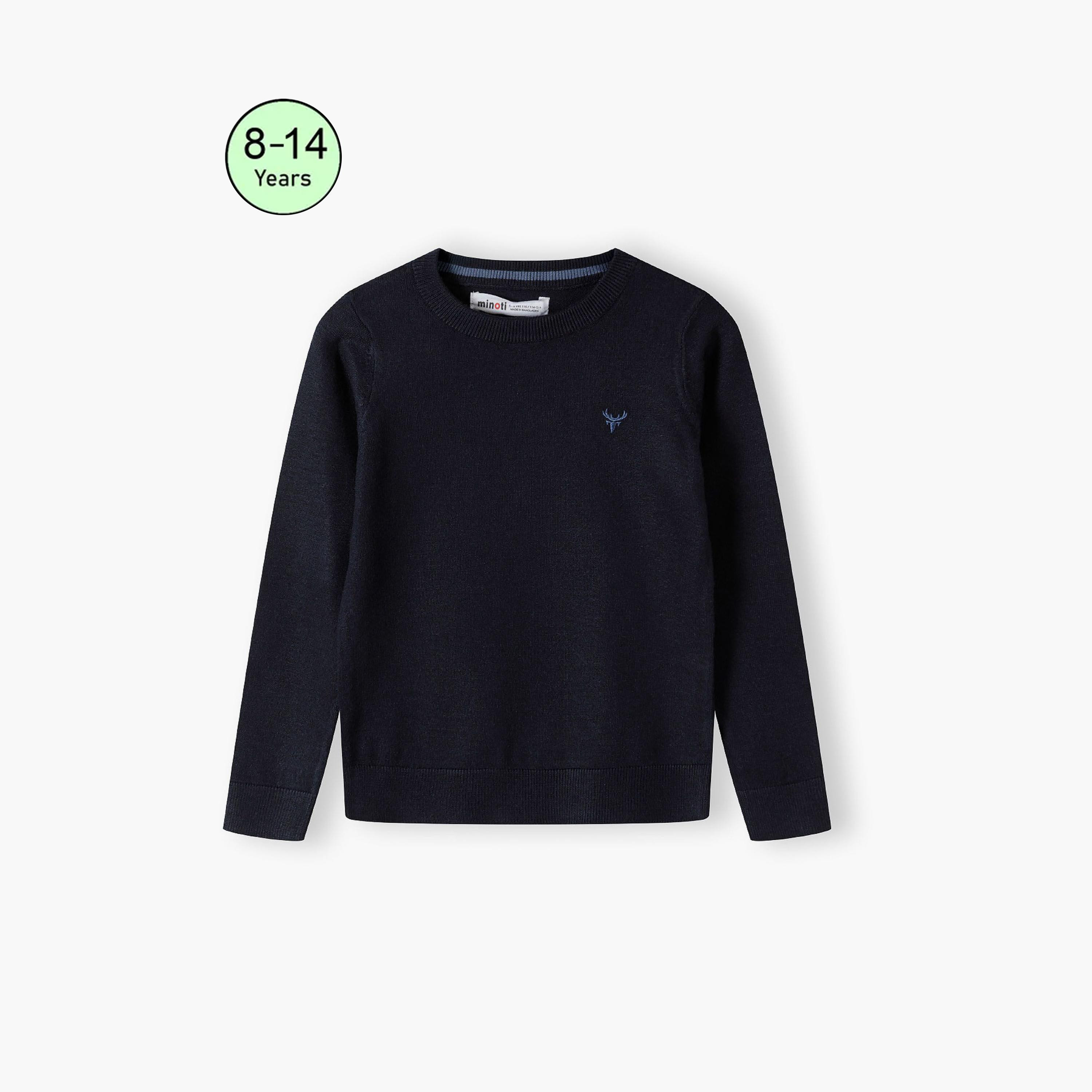 سترة بأكمام طويلة من الفيسكوز المنقوش من مينوتي-boys-clothing-jumpersandcardigans-image-1