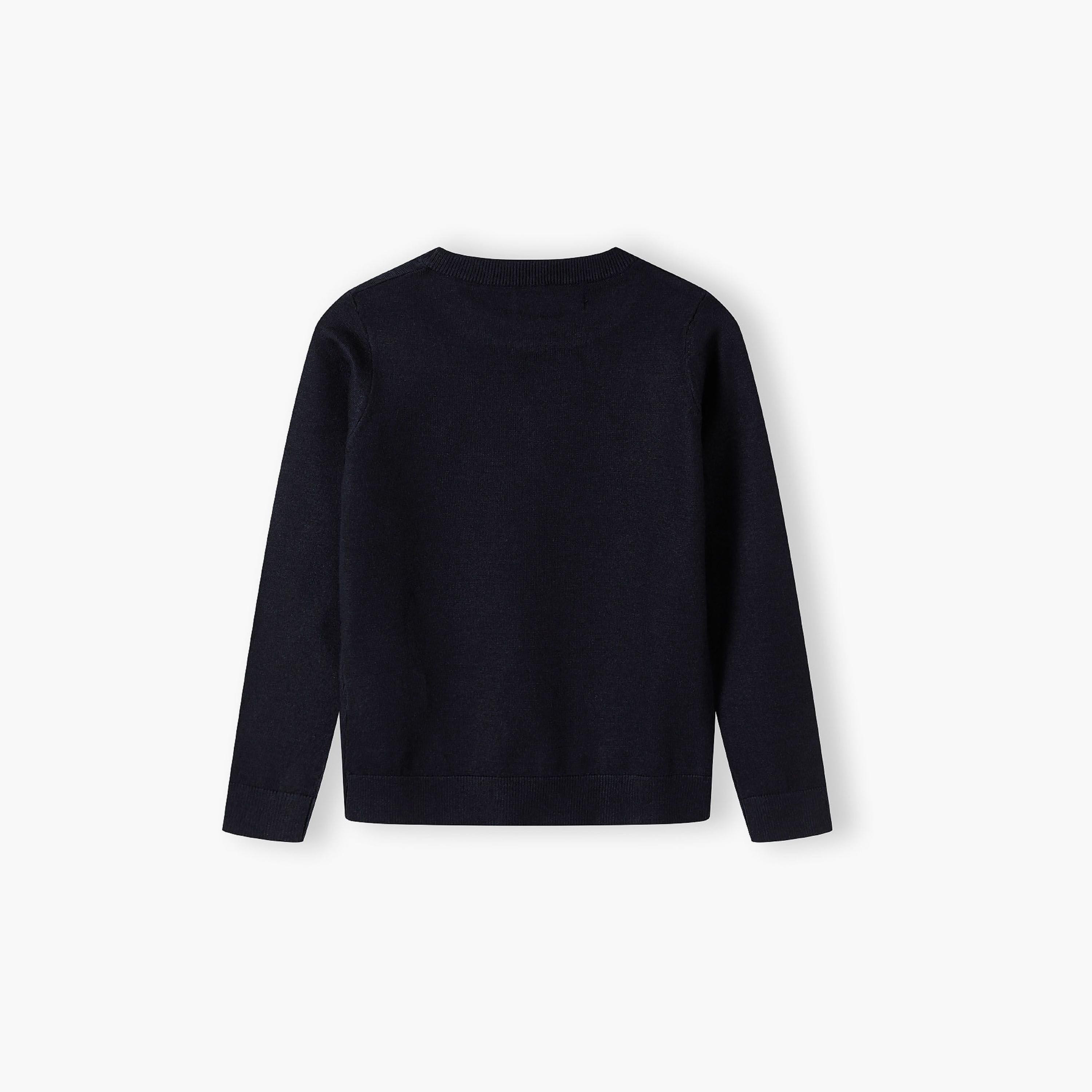 Minoti Long Sleeves Printed Viscose Blend Jumper-boys-clothing-jumpersandcardigans-image-2