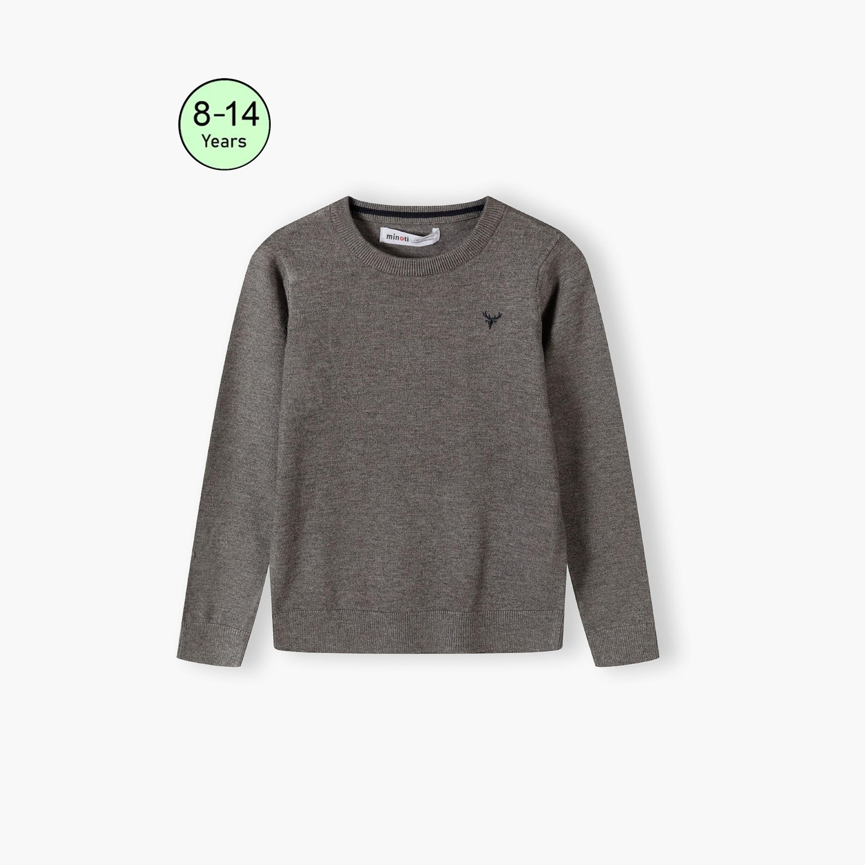 Minoti Long Sleeves Printed Viscose Blend Jumper-boys-clothing-jumpersandcardigans-image-1