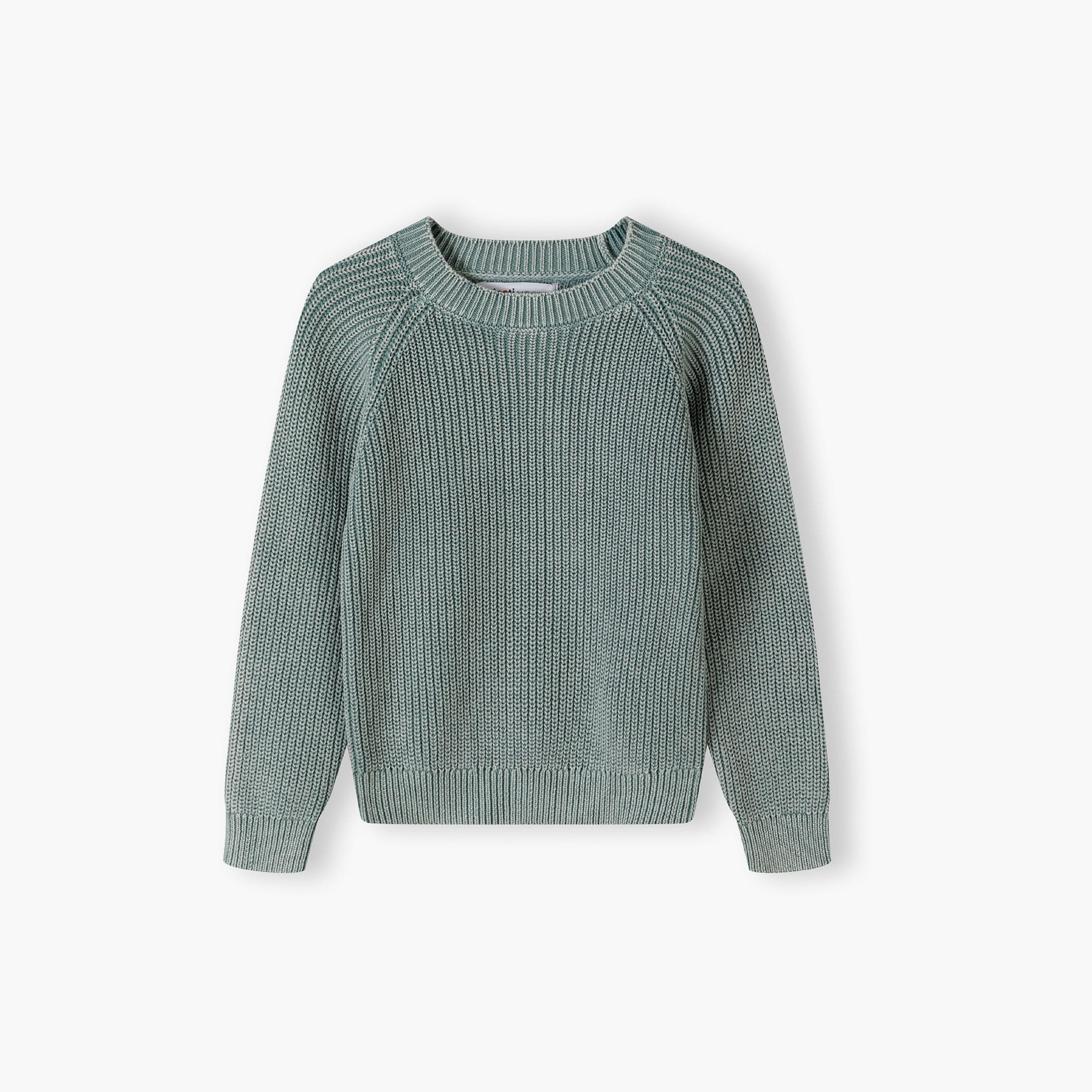 Minoti Long Sleeves Solid Cotton Jumper with Washed Effect-boys-clothing-jumpersandcardigans-image-2