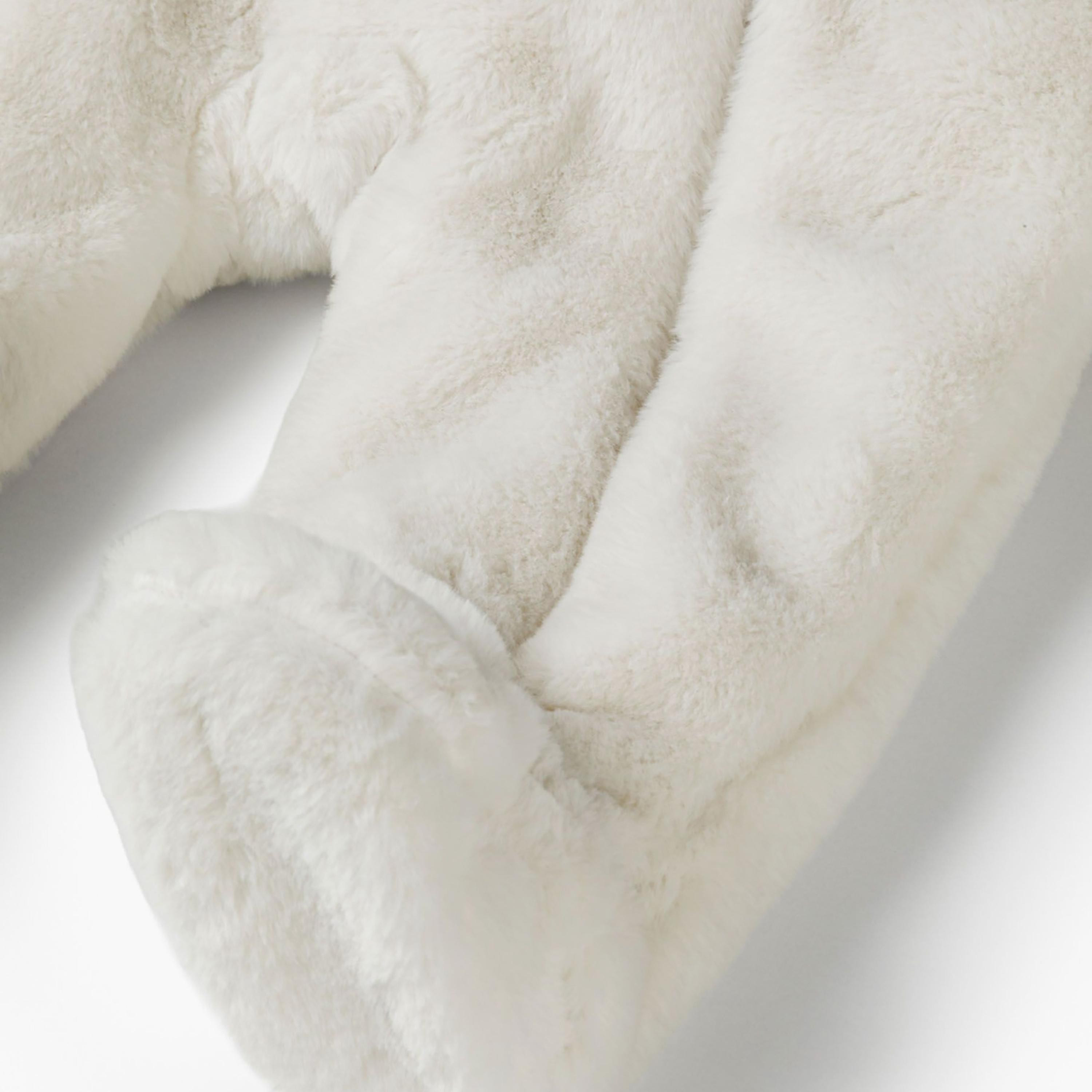 Minoti Faux Fur Snowsuit With 3D Ears-baby-boys-clothing-bodysuits-image-5