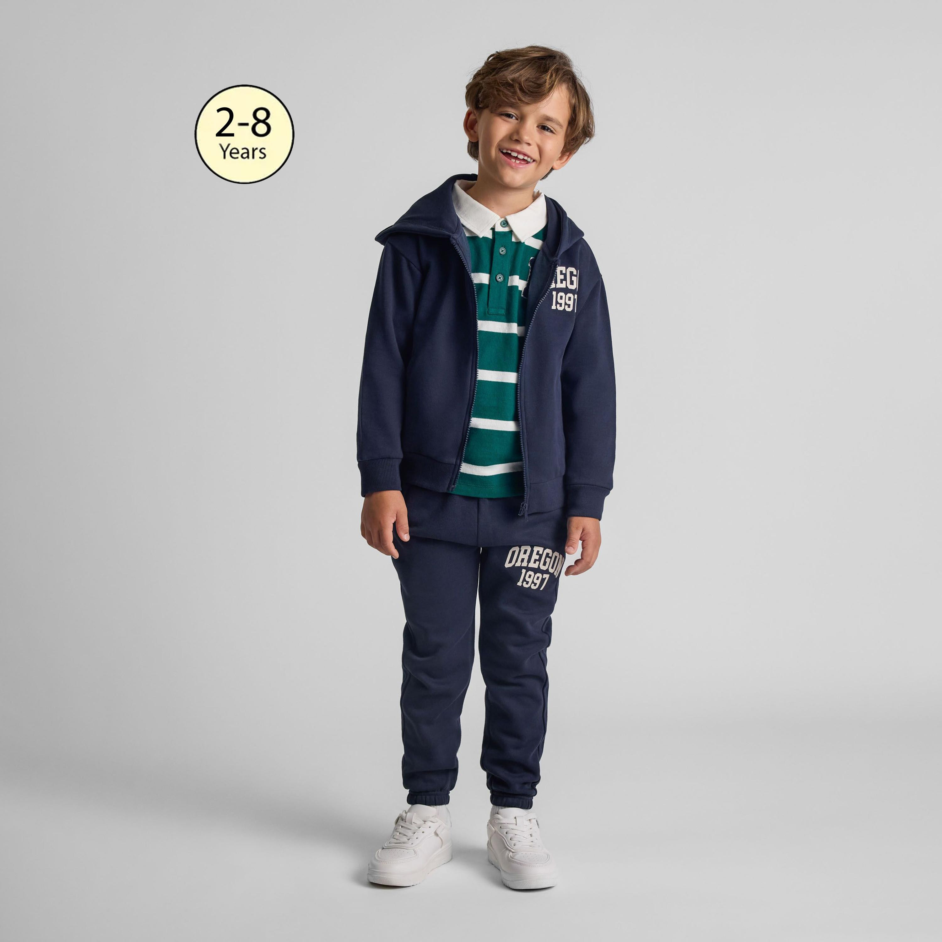Minoti 2-Piece Zippered Printed Hoodie with Joggers Set-boys-clothing-setsandcoords-image-1