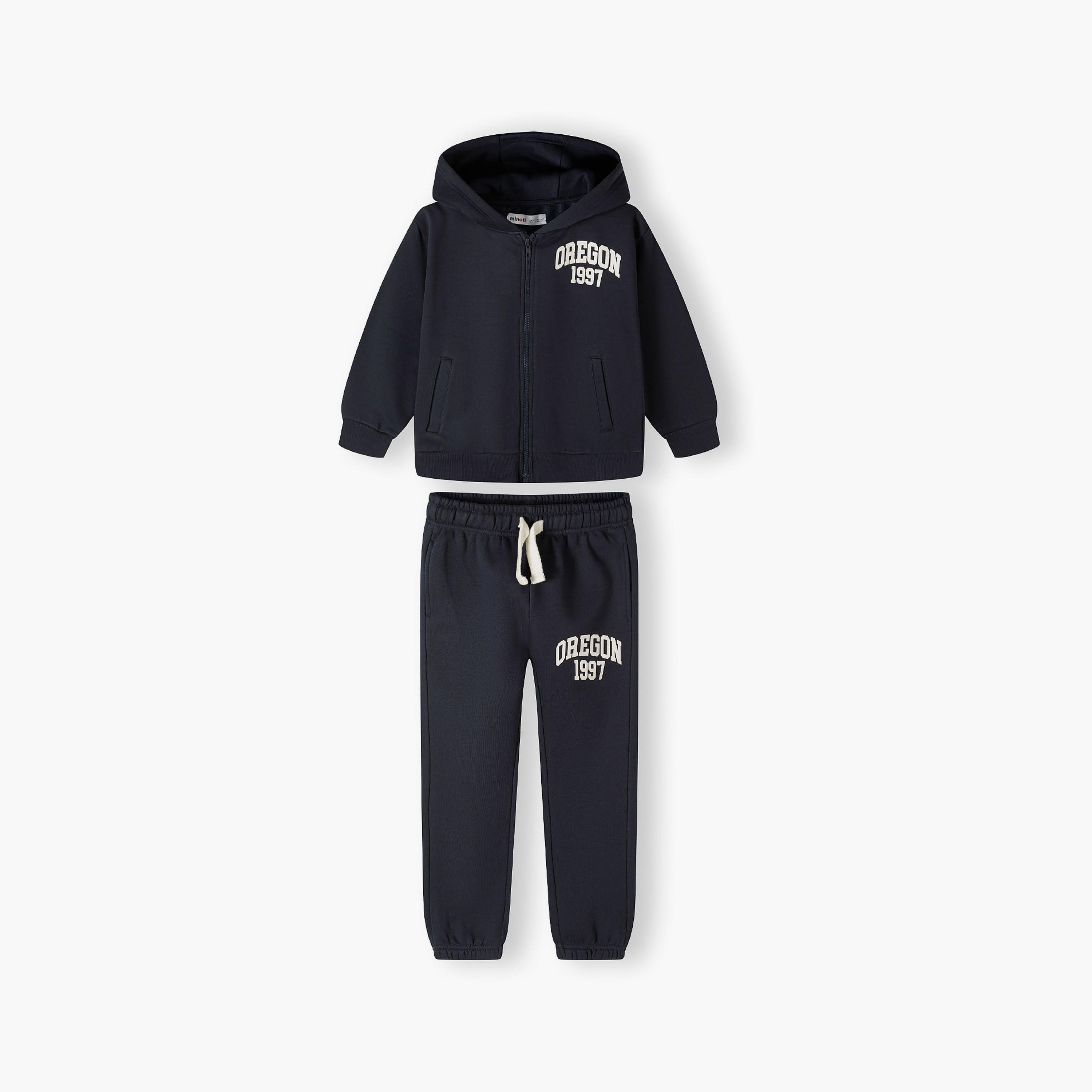 Minoti 2-Piece Zippered Printed Hoodie with Joggers Set-boys-clothing-setsandcoords-image-2