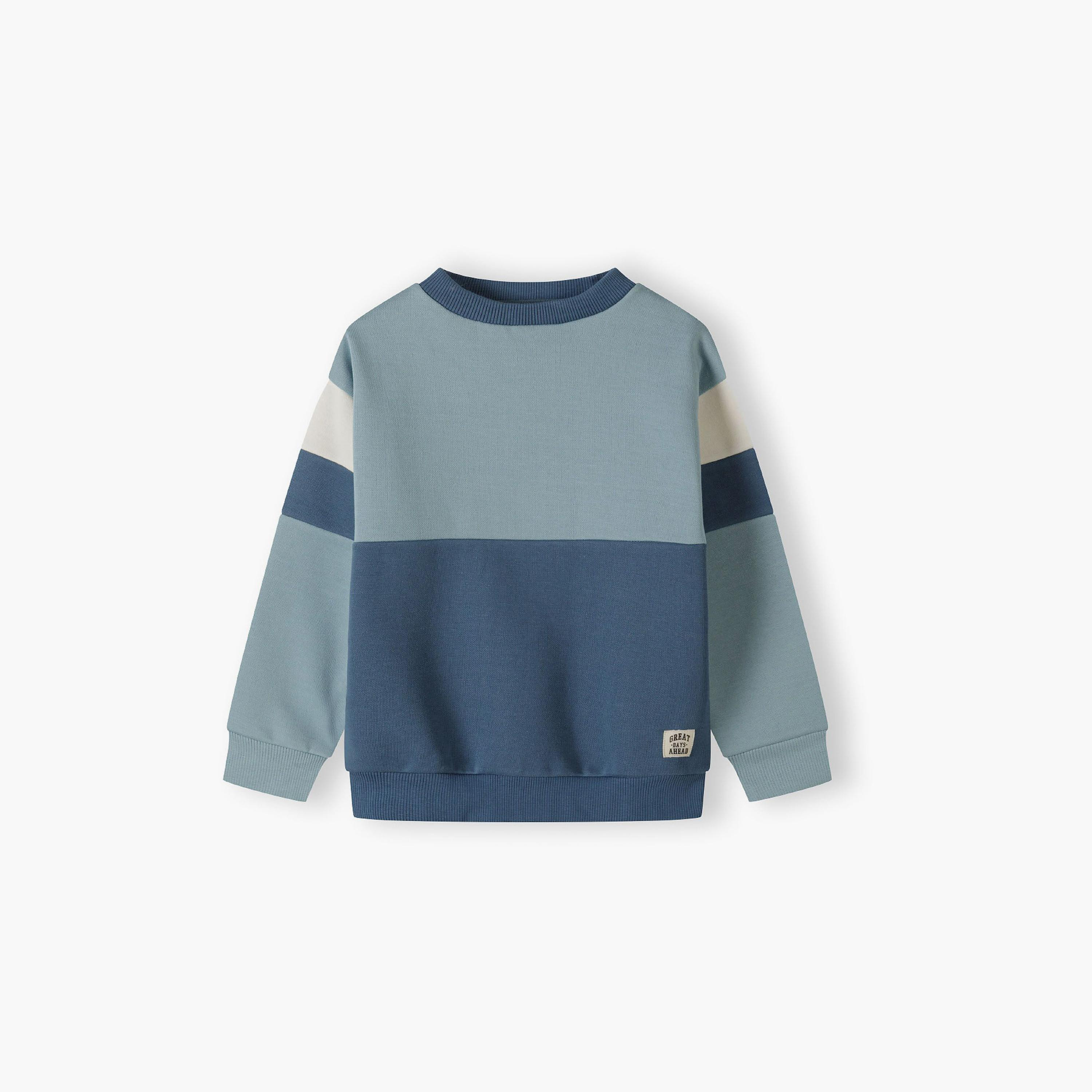 طقم من قطعتين بقلنسوة منقوشة بقبة دائرية مع بنطلون رياضي من مينوتي-boys-clothing-setsandcoords-image-4