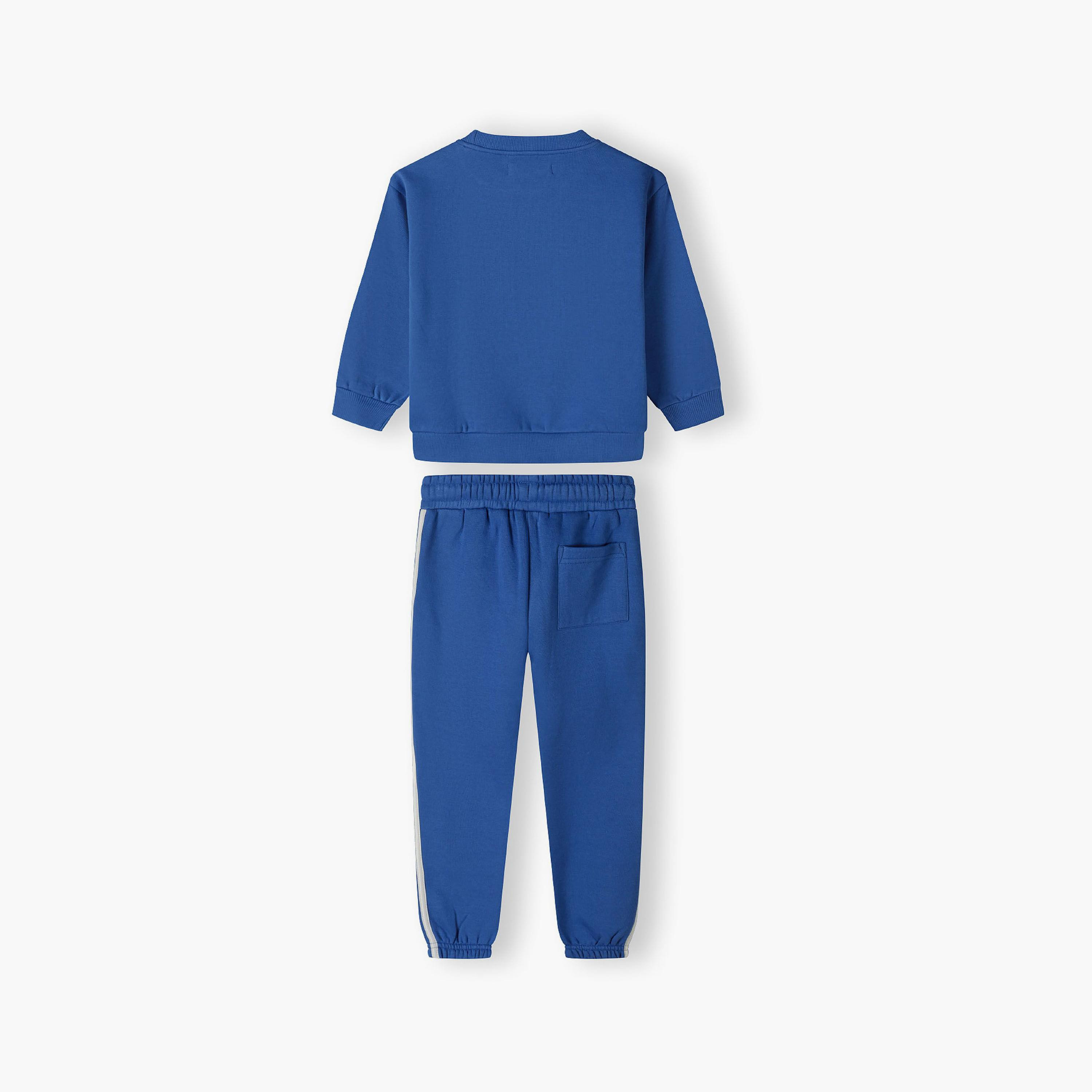Minoti 2-Piece Printed Sweatshirt with Joggers Set-boys-clothing-setsandcoords-image-2