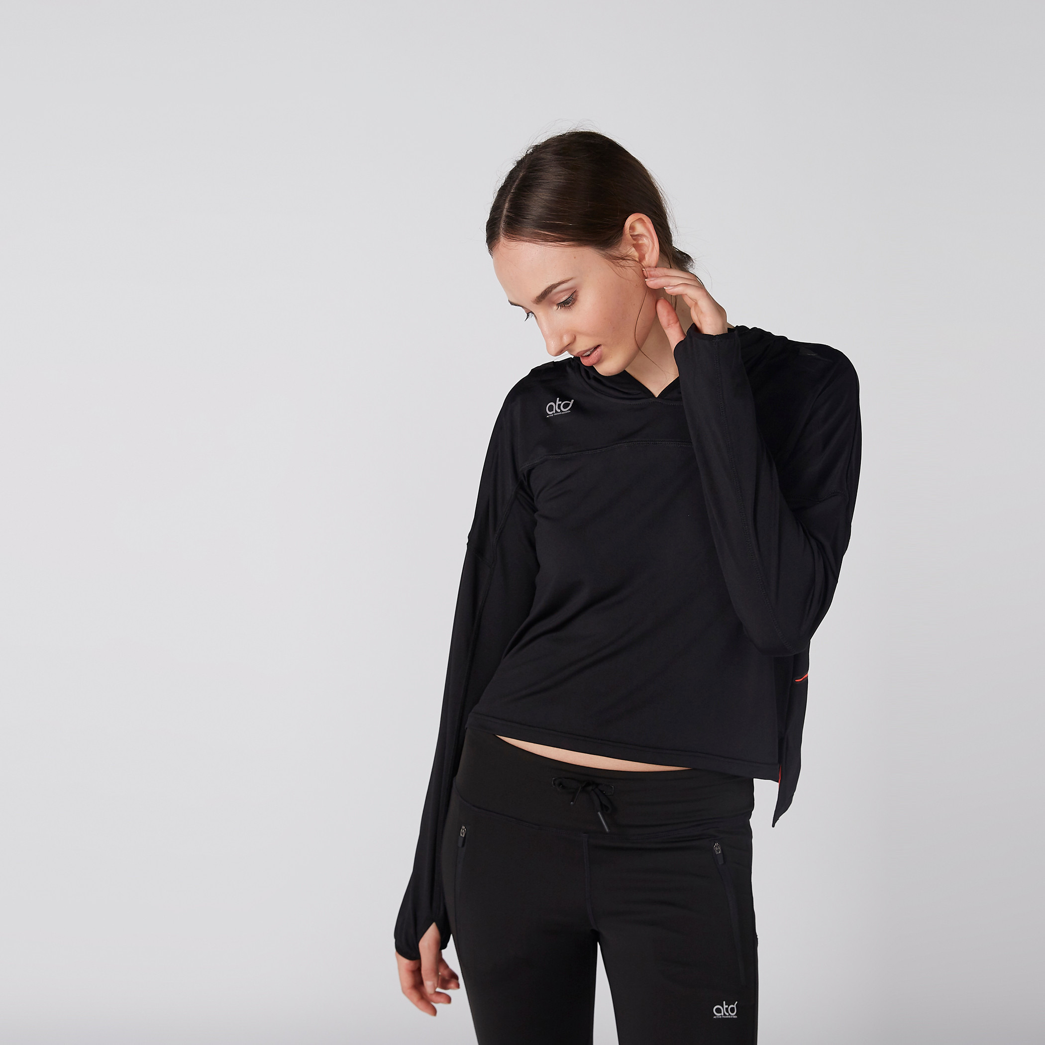 Printed Long Sleeves T-Shirt with Hood and Thumb Hole-sports-women-clothing-tshirtsandvests-image-3