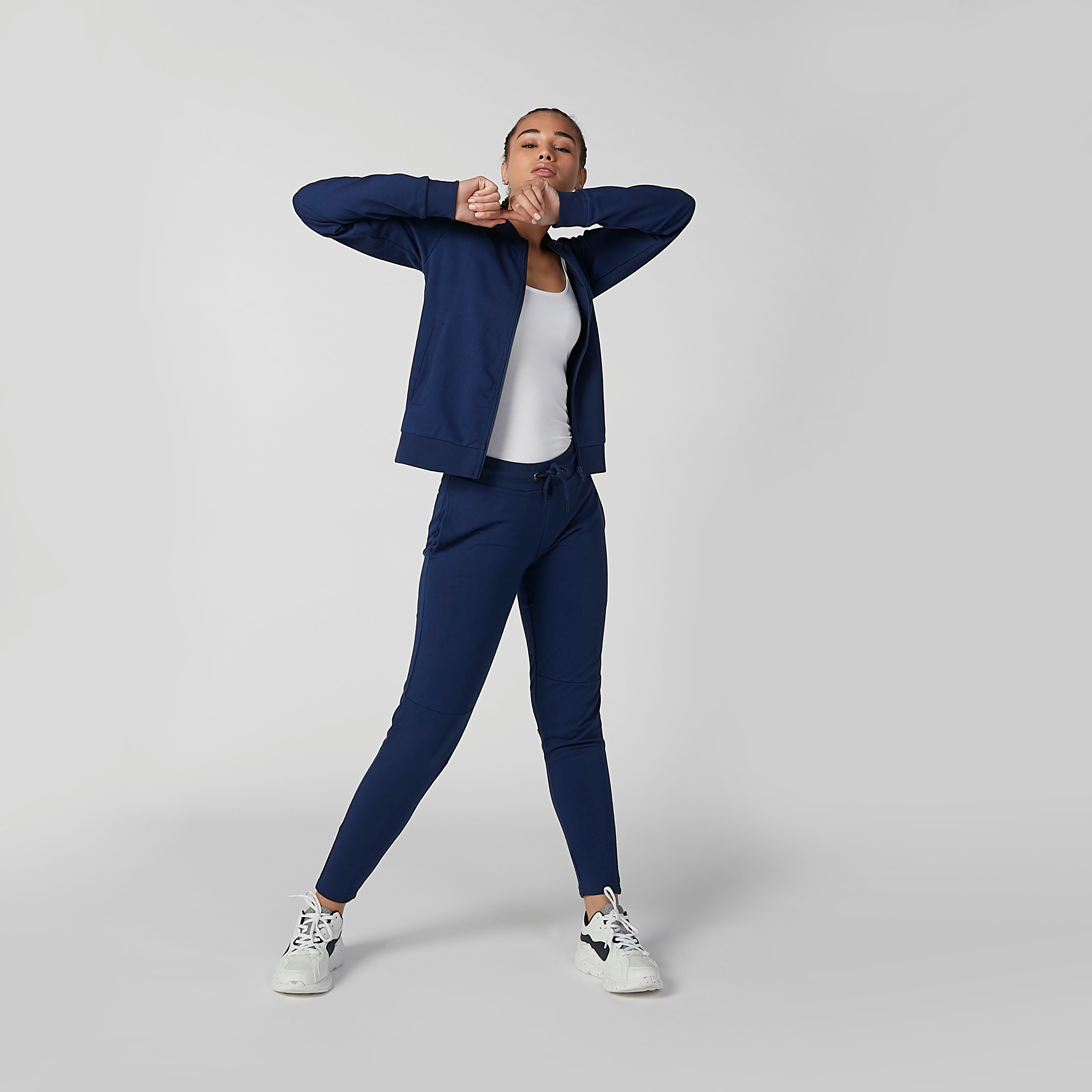 Sustainable Plain Track Pants with Pocket Detail-women-clothing-sportswearandactivewear-bottoms-image-2
