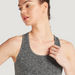 Stripe Textured Vest with Scoop Neck-T Shirts and Vests-thumbnailMobile-2