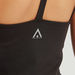 Logo Printed Tank Top with Scoop Neck and Stylized Straps-T Shirts & Vests-thumbnail-2