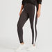 Solid Leggings with Elasticised Waistband and Tape Detail-Bottoms-thumbnail-0