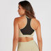 Solid Sports Bra with Scoop Neck and Racerback-Bras-thumbnail-3