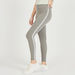 Solid Full Length Leggings with Elasticated Waistband and Tape Detail-Leggings-thumbnail-0