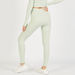 Solid High-Rise Leggings with Elastic Waistband-Bottoms-thumbnail-3