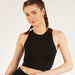 Textured Tank Top with Racerback-T Shirts and Vests-thumbnail-2