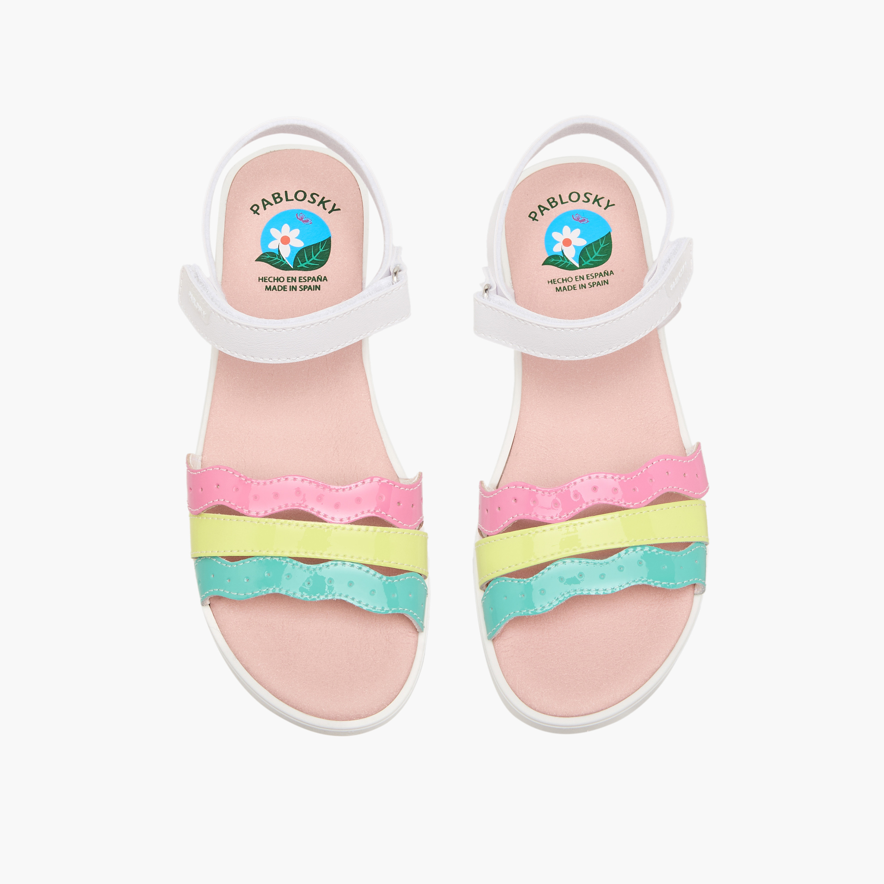 Pablosky Girls Hook & Loop Sandals-girls-shoes-sandals-image-1