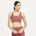 Buy All-Over Printed Scoop Neck Sports Bra with Mesh Detail and Racerback
