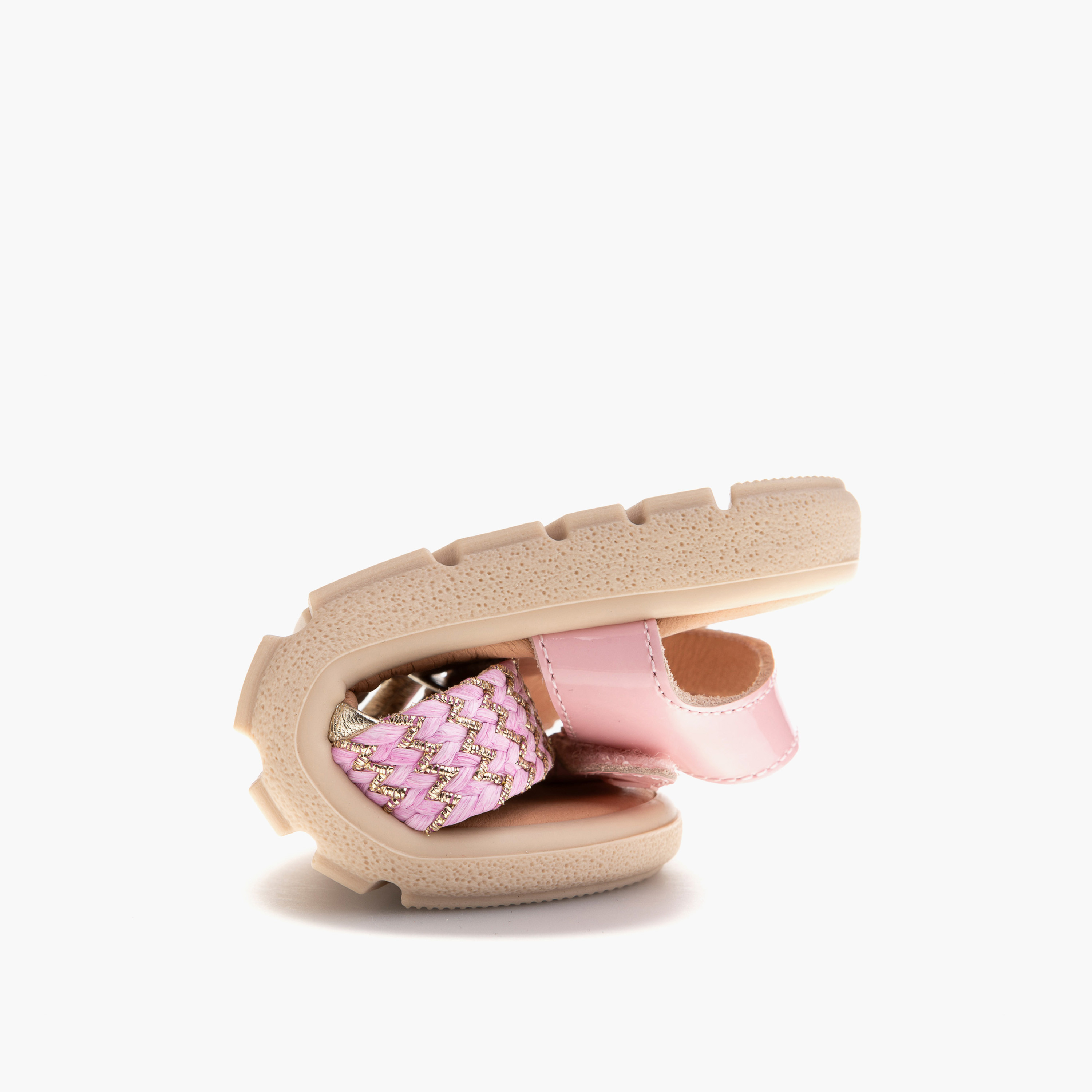 Pablosky Girls' Strap Sandals with Hook and Loop Closure-girls-shoes-sandals-image-6