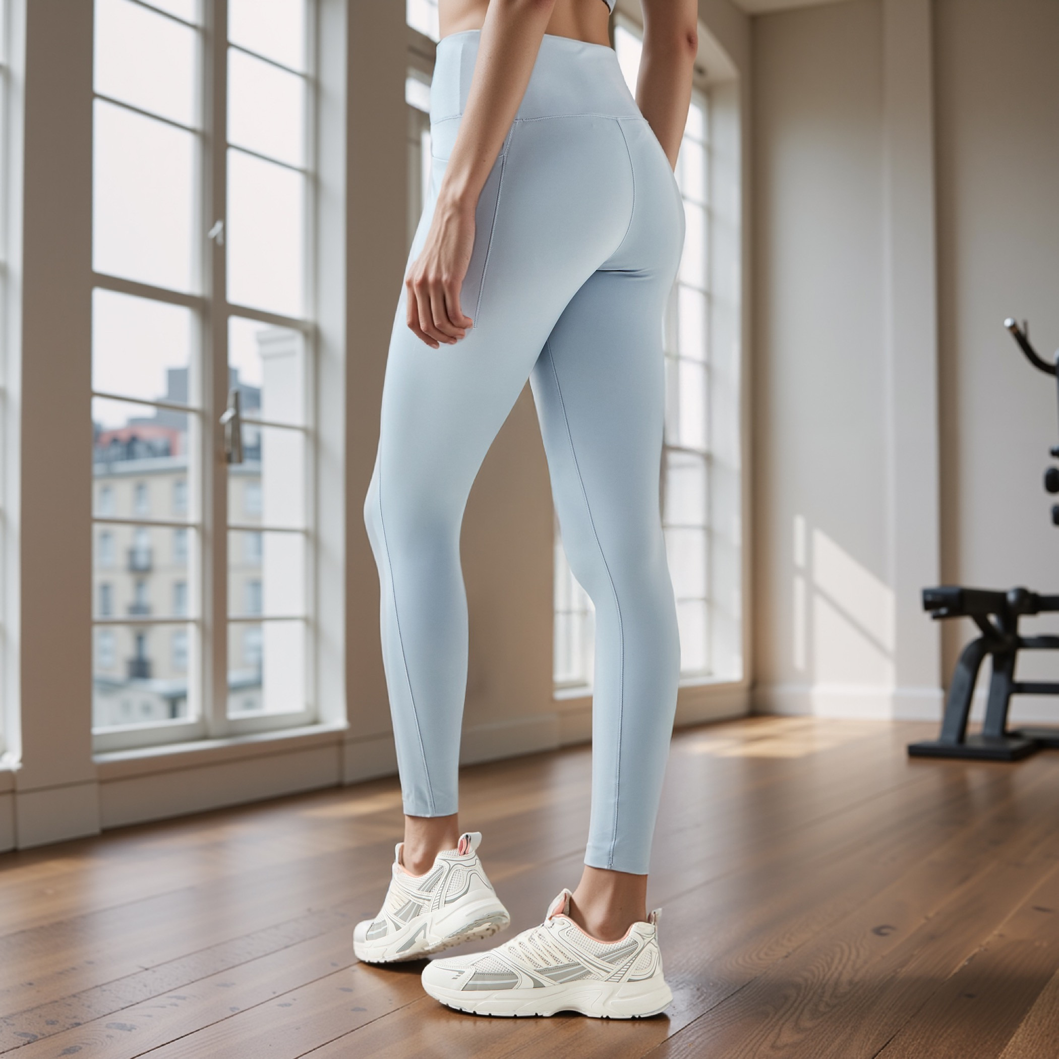 Skinny Fit Flexi Waist Leggings with Pockets-women-clothing-sportswearandactivewear-bottoms-leggings-image-3