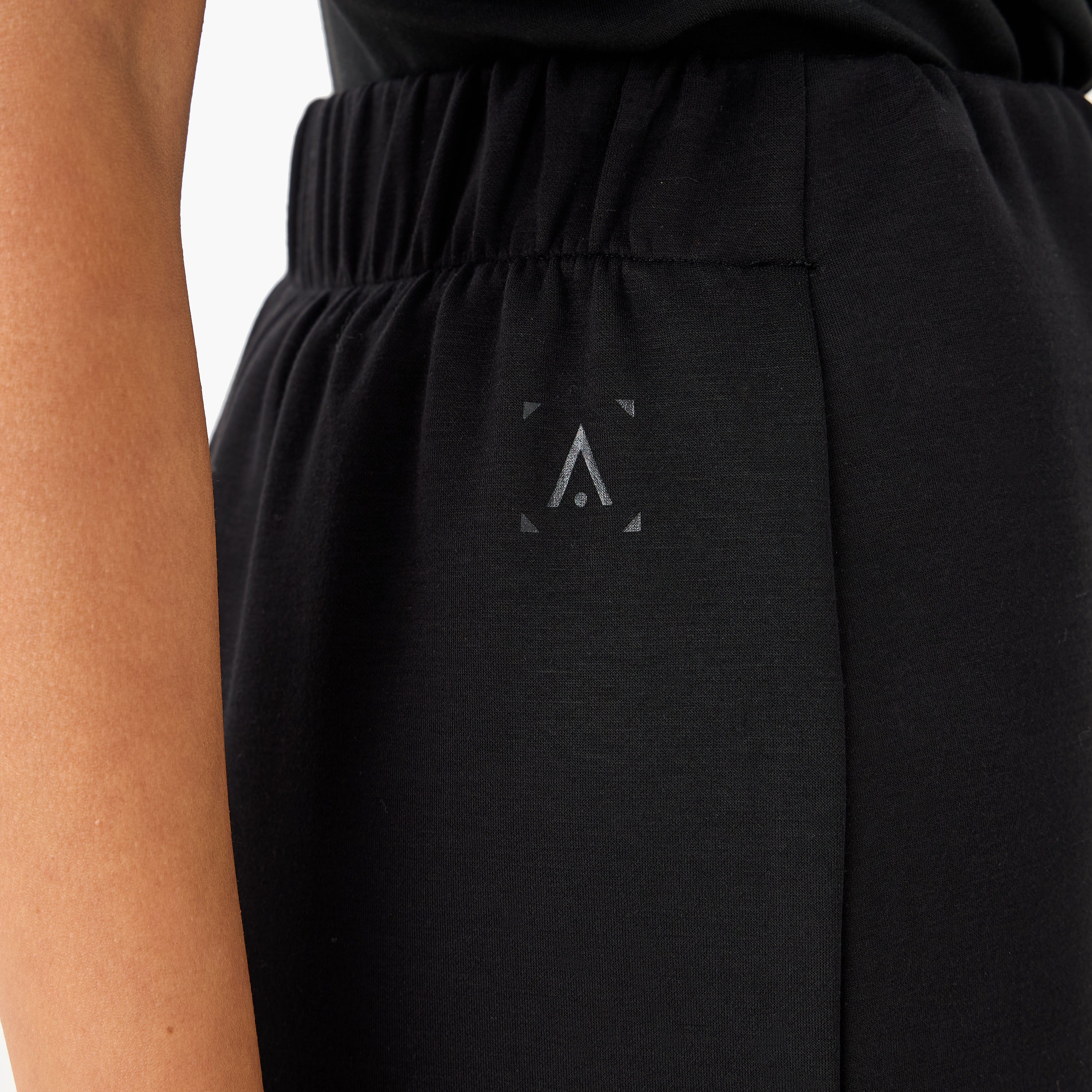 Knot Detail Skort with Elasticated Waistband-women-clothing-bottoms-shorts-image-4