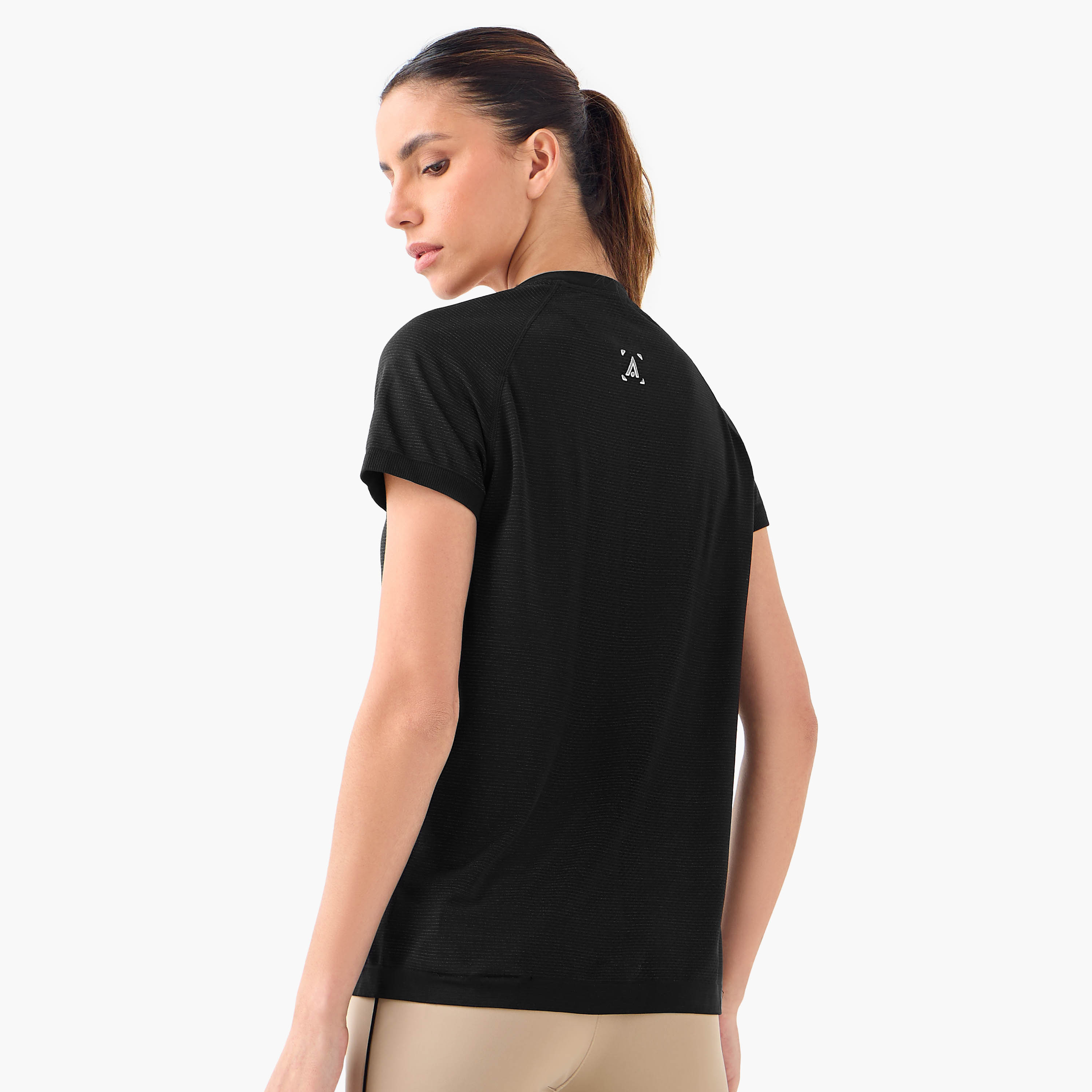 Seamless T-Shirt with Raglan Sleeves-women-clothing-tshirts-image-3