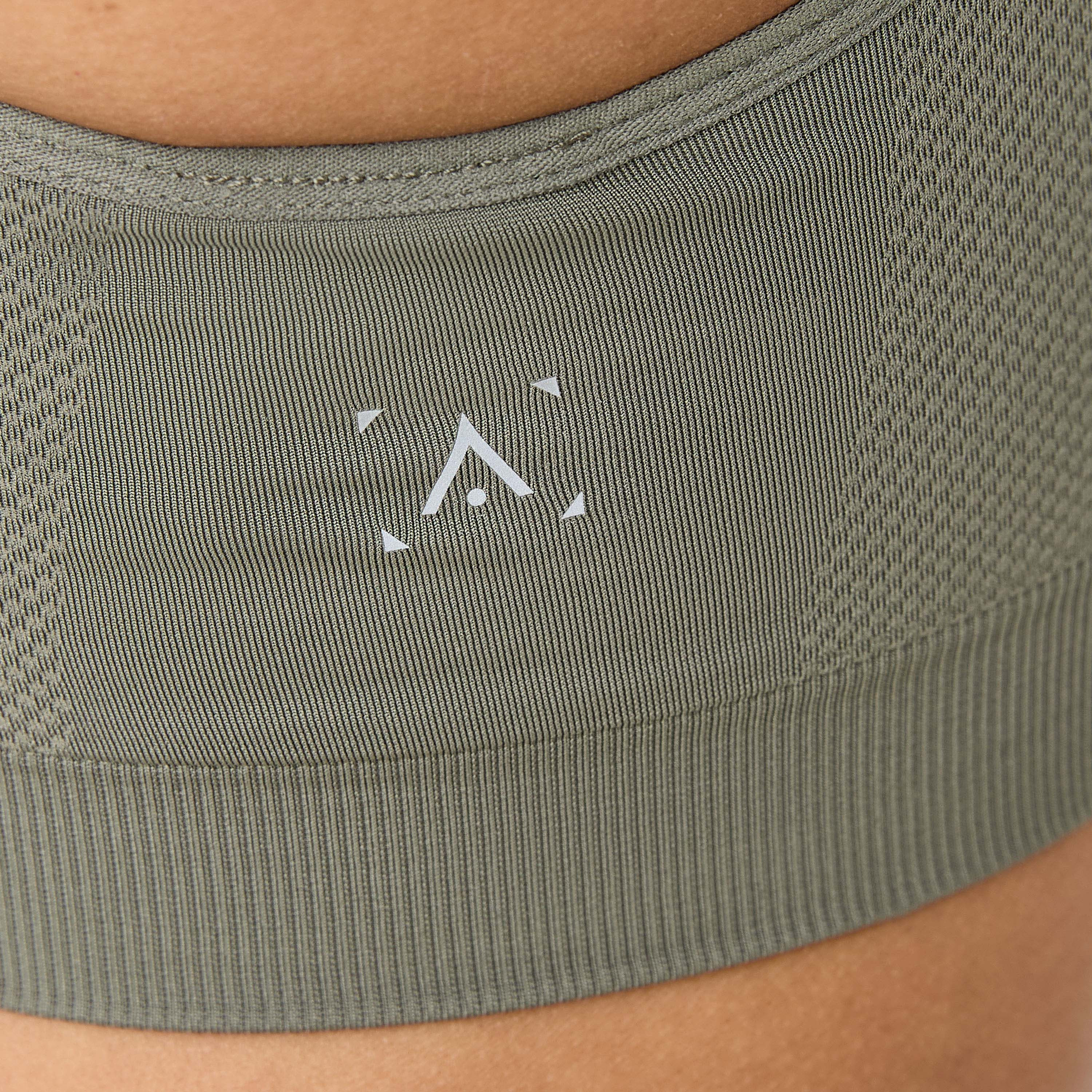 Textured Scoop Neck Sports Bra with Removable Pads and Racerback-women-clothing-lingerie-bras-image-5