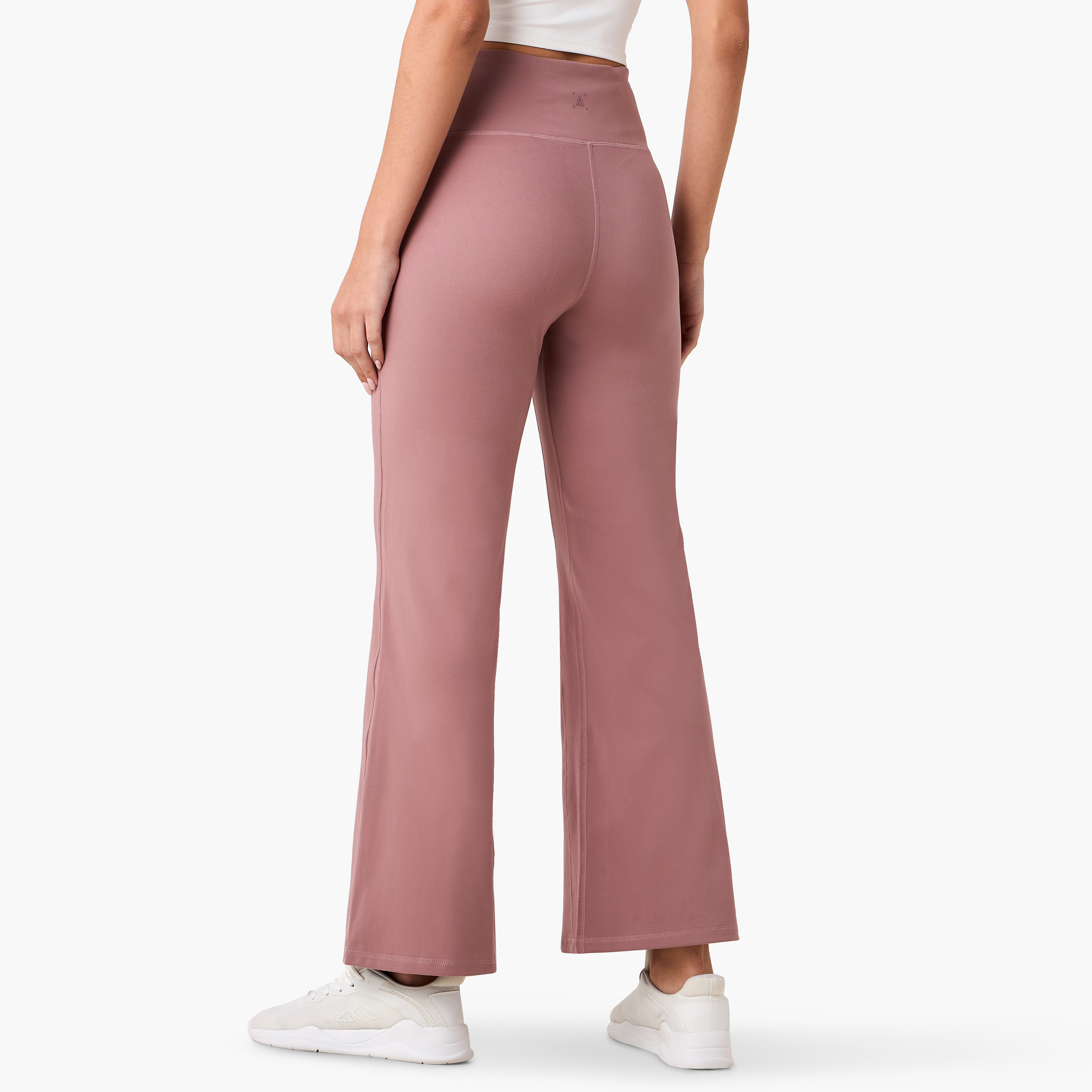 Wide Leg Flexi Waist Pants with Pockets-sports-women-clothing-activewearleggings-image-3