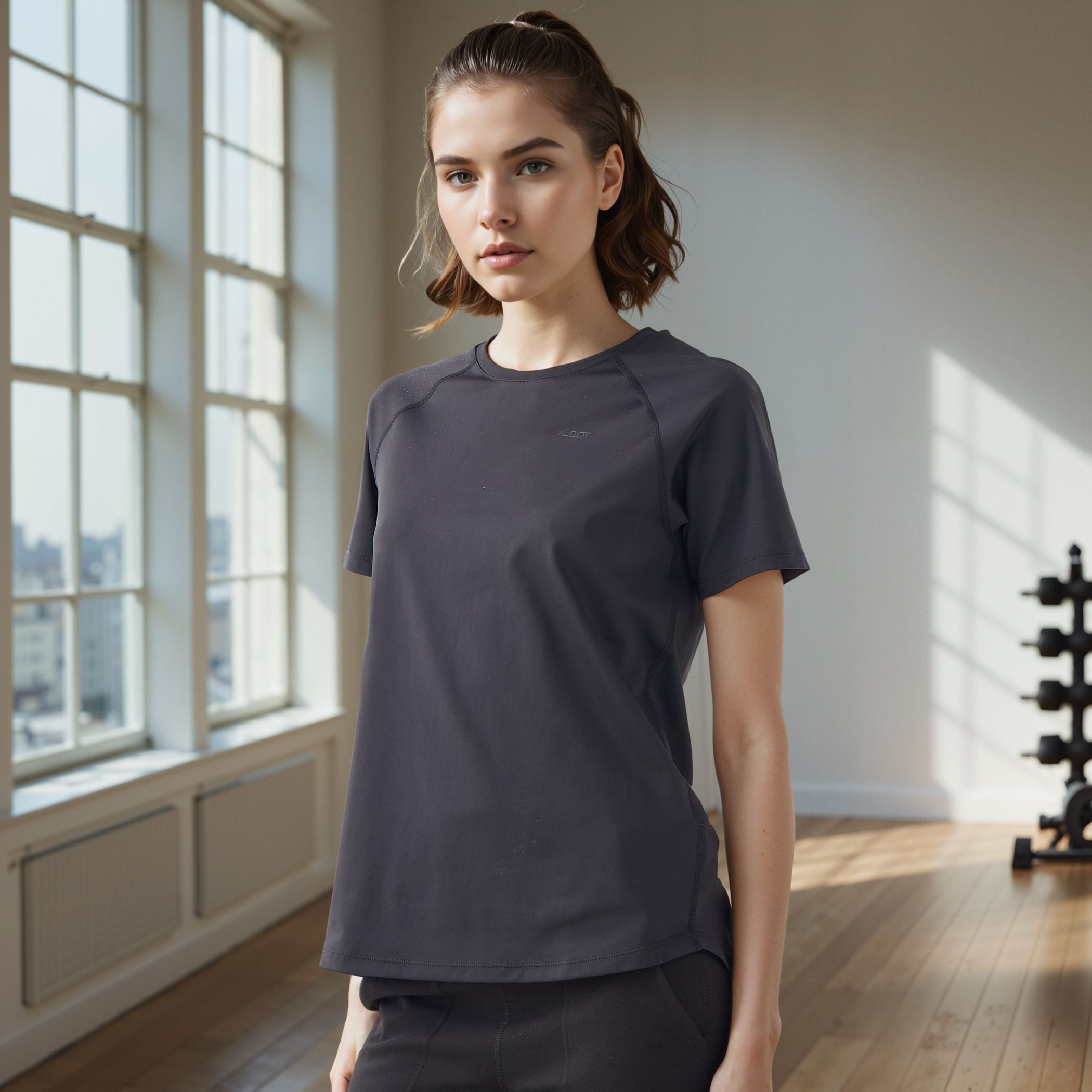 Regular Fit T-shirt with Raglan Sleeves-women-clothing-tshirts-image-1