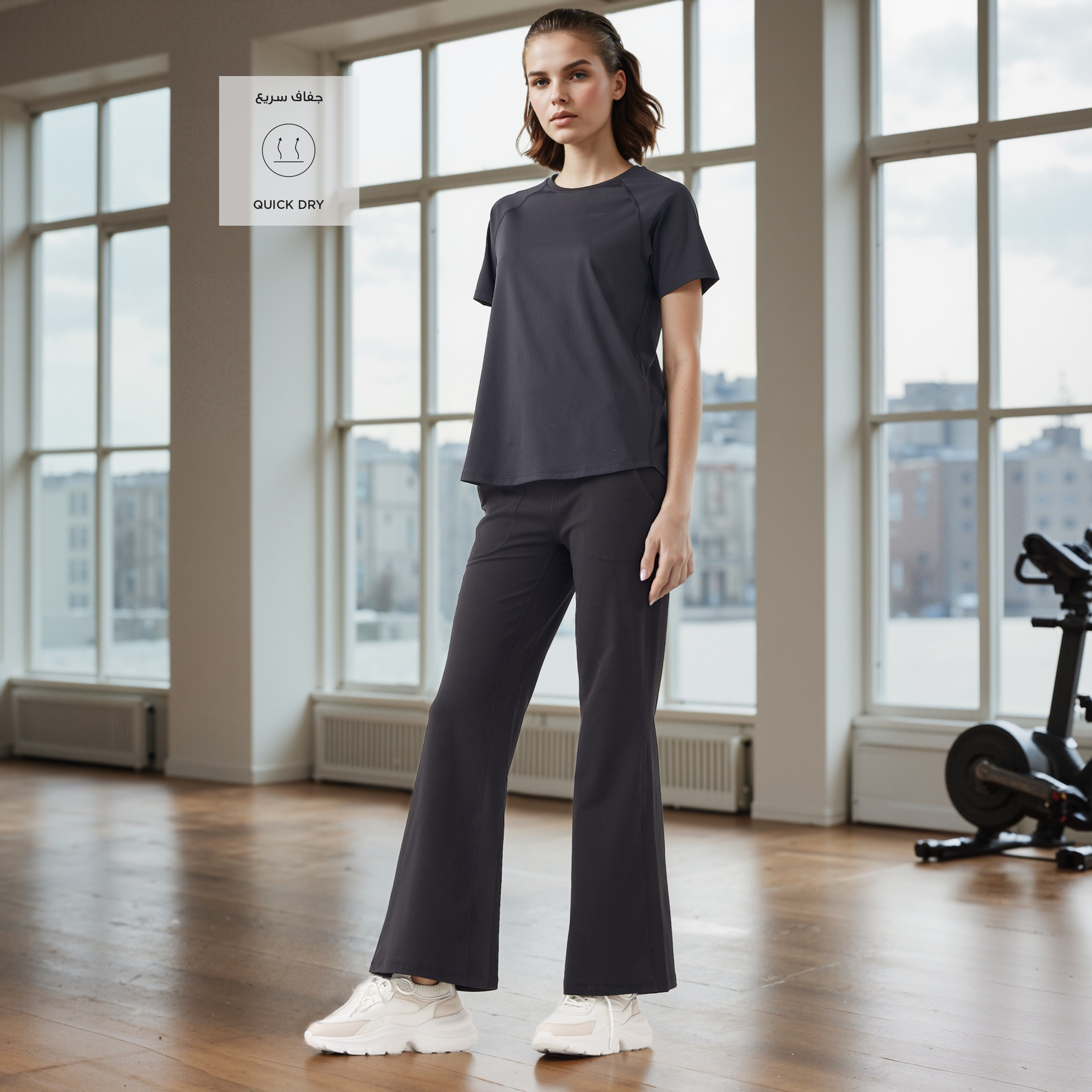 Regular Fit T-shirt with Raglan Sleeves-women-clothing-tshirts-image-2