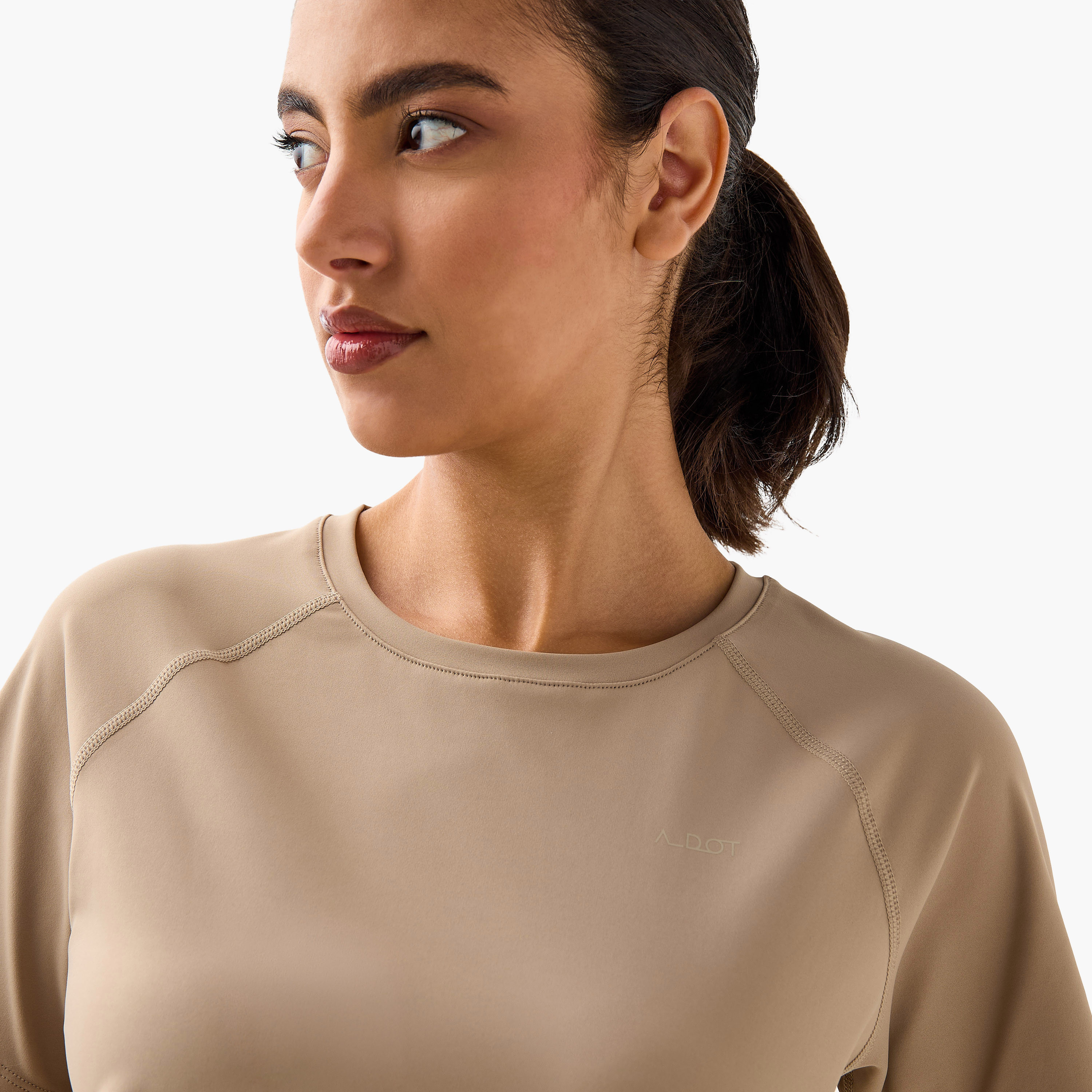 Regular Fit T-shirt with Raglan Sleeves-women-clothing-tshirts-image-4