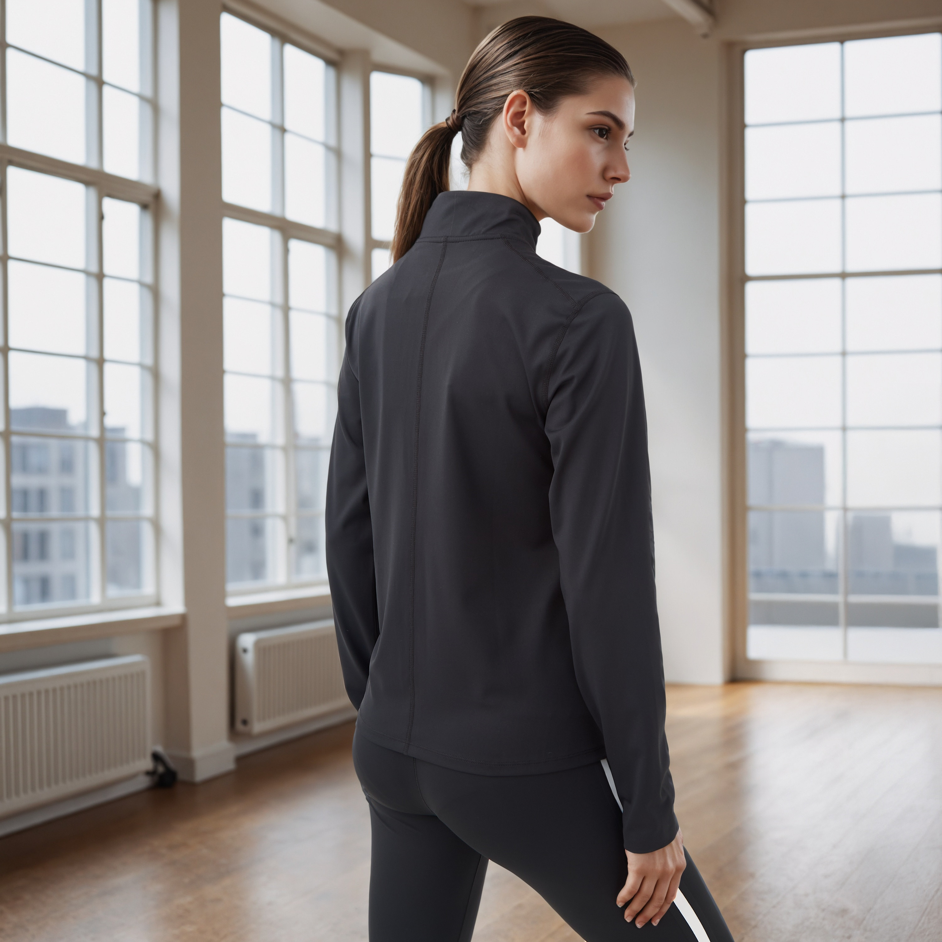 Zip Through Jacket with Pockets-women-clothing-sportswearandactivewear-coatsandjackets-jackets-image-3