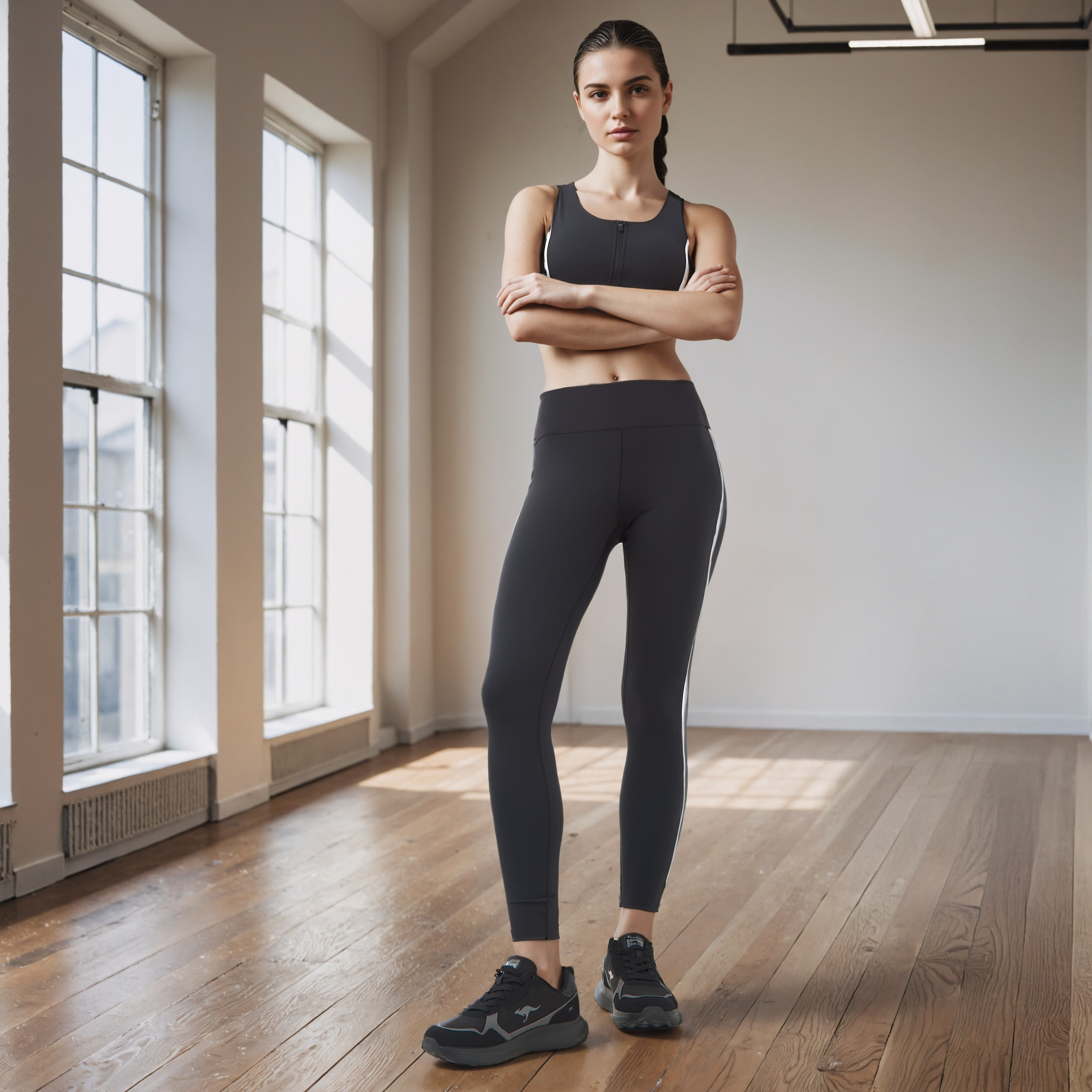 Colourblock Leggings-women-clothing-sportswearandactivewear-bottoms-leggings-image-2