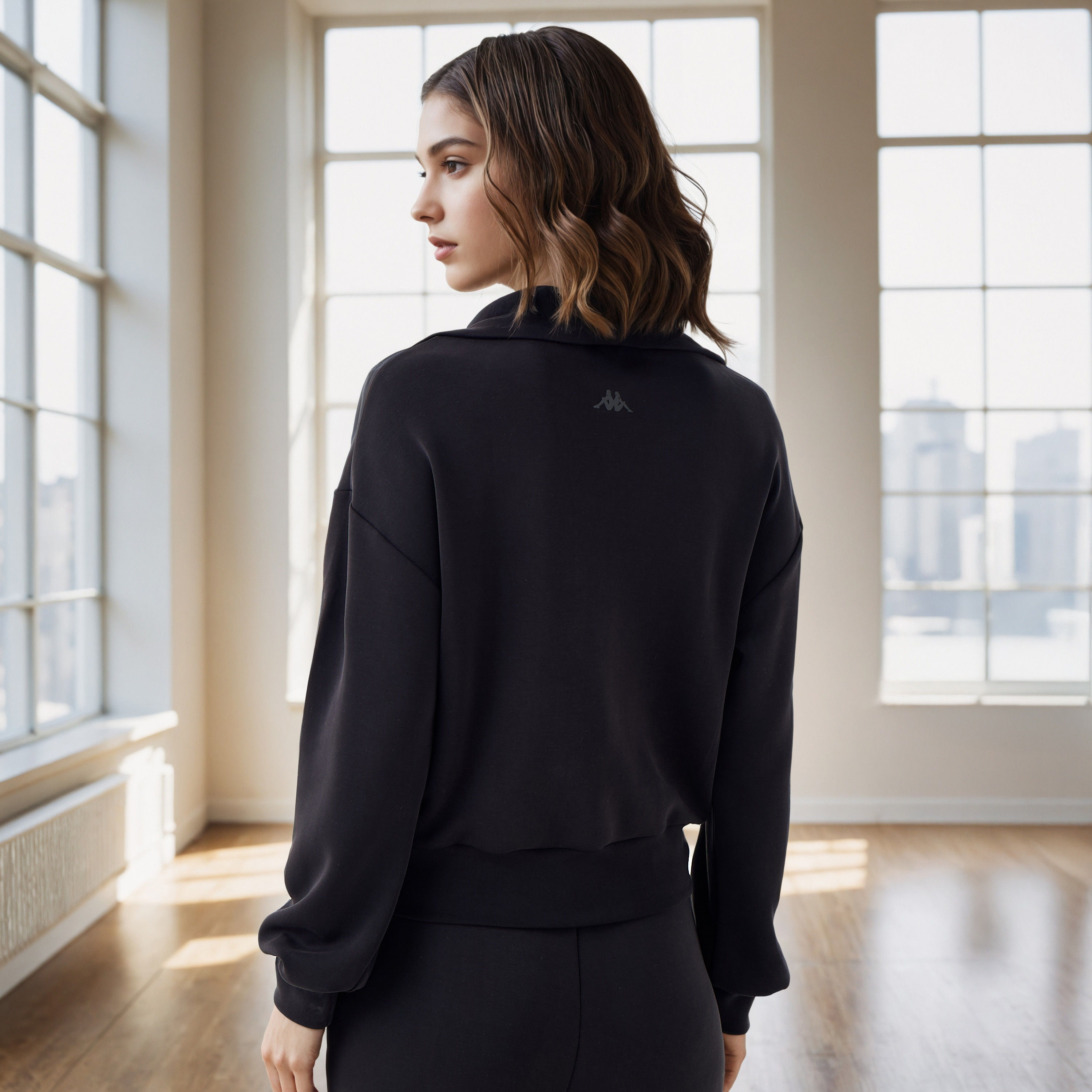 جاكيت بسحاب إغلاق وخيوط بارزة من كابا-sports-women-clothing-coatsandjackets-jackets-image-18